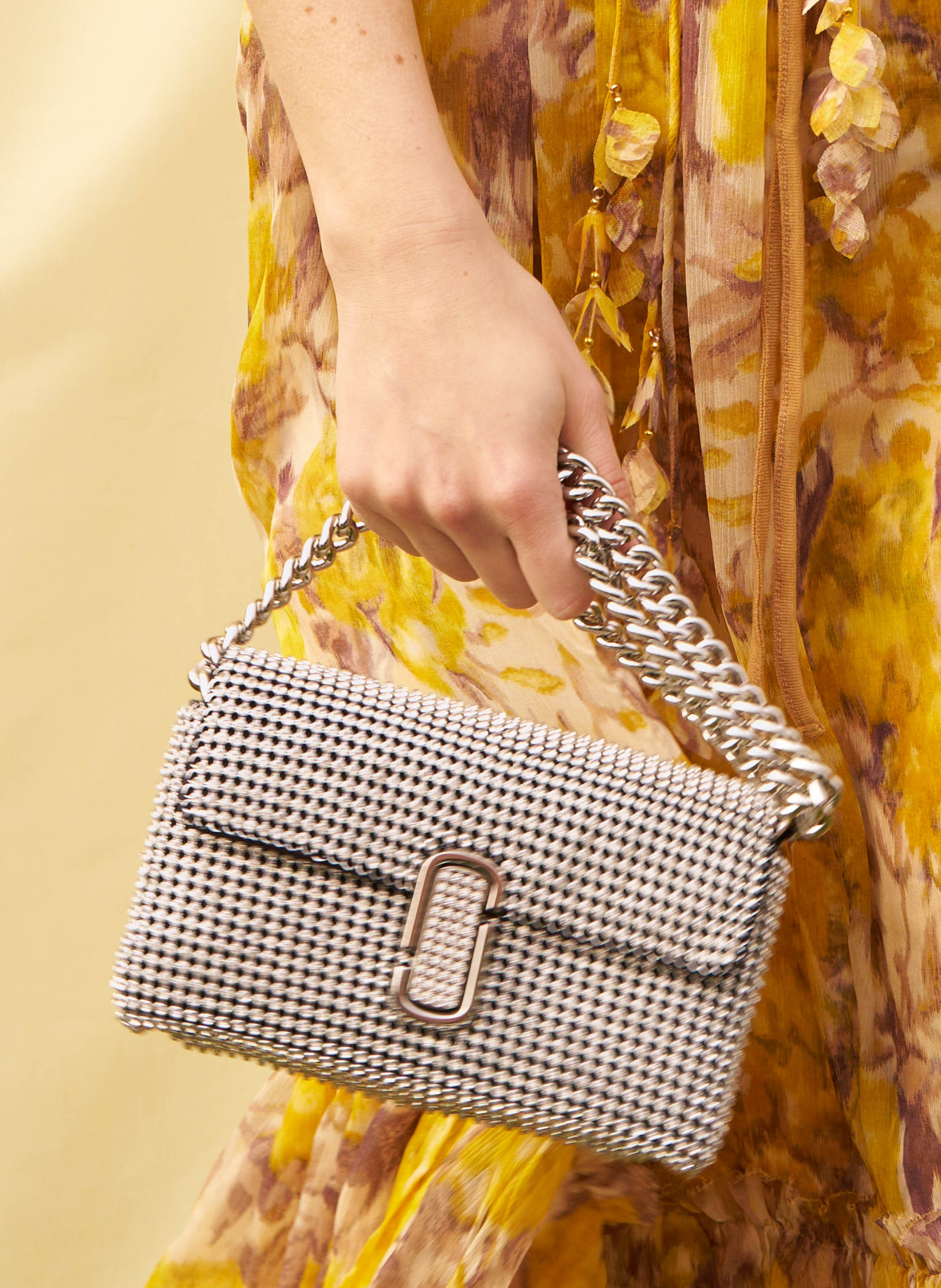 Mini sac J Marc à strass