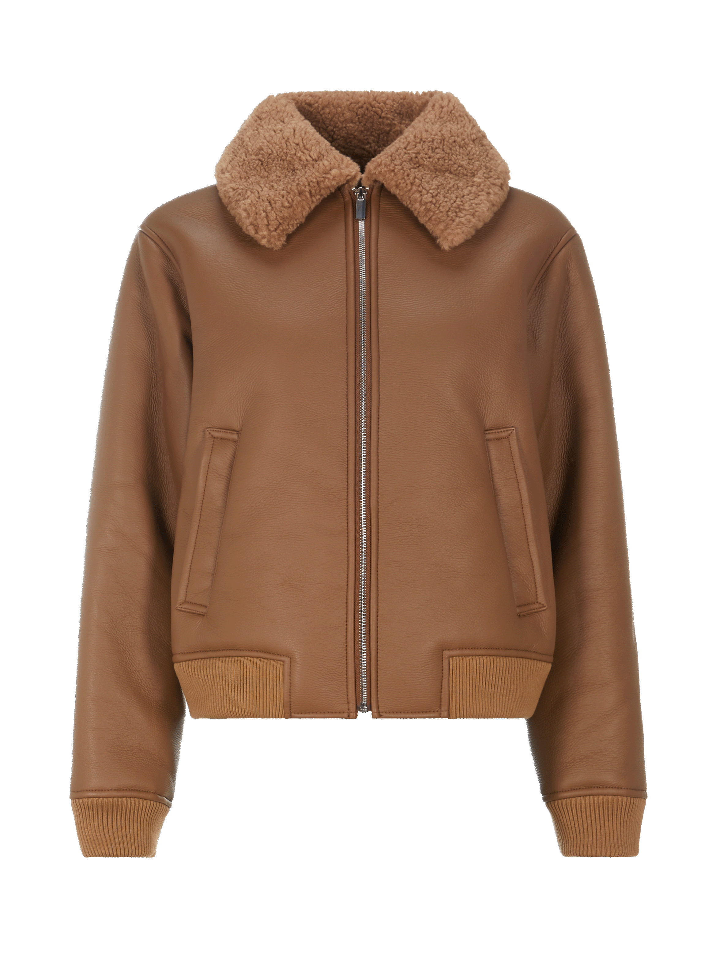 Manteau à col fourrure