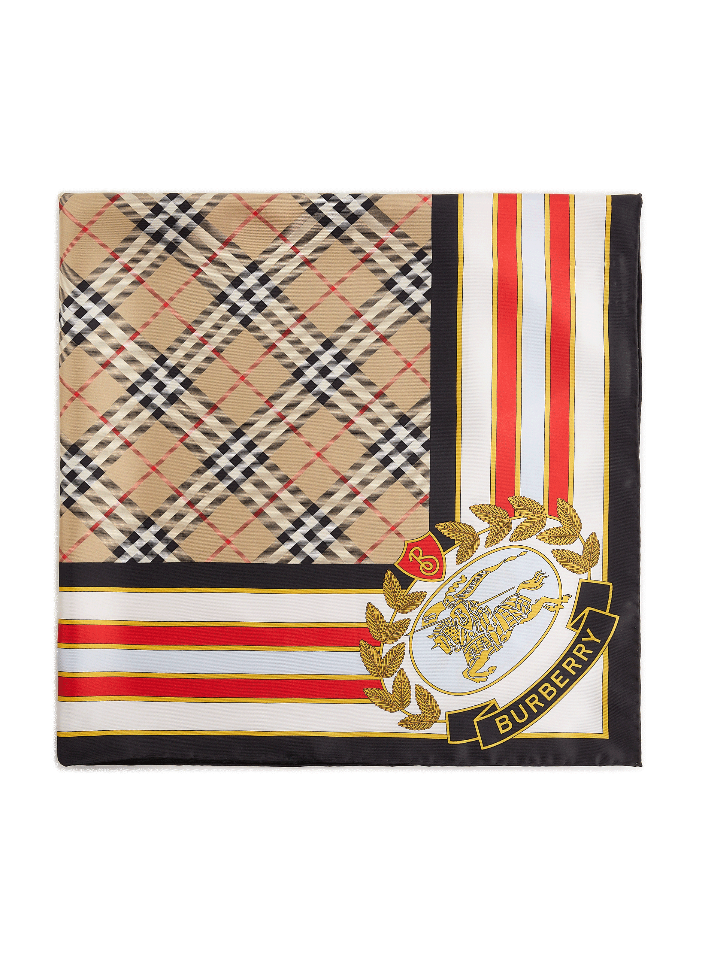 Foulard à imprimé en soie