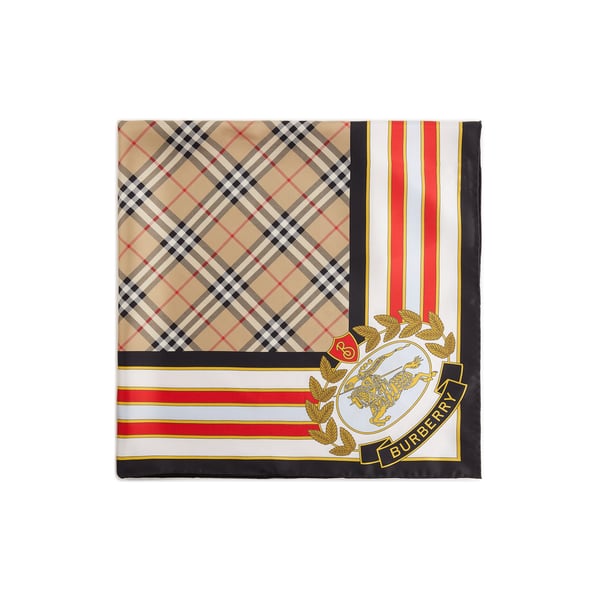 Foulard à imprimé en soie