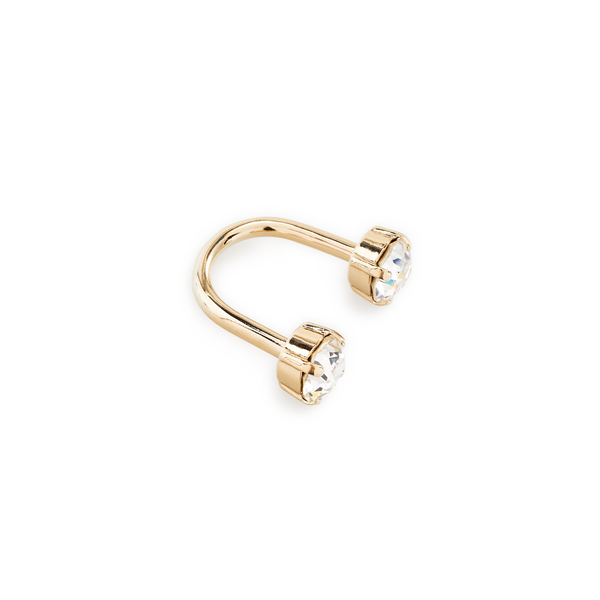Justine Clenquet Brass Ring In Gold