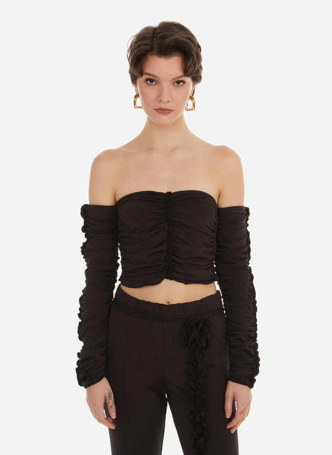 Top with ruched detailing ROTATE