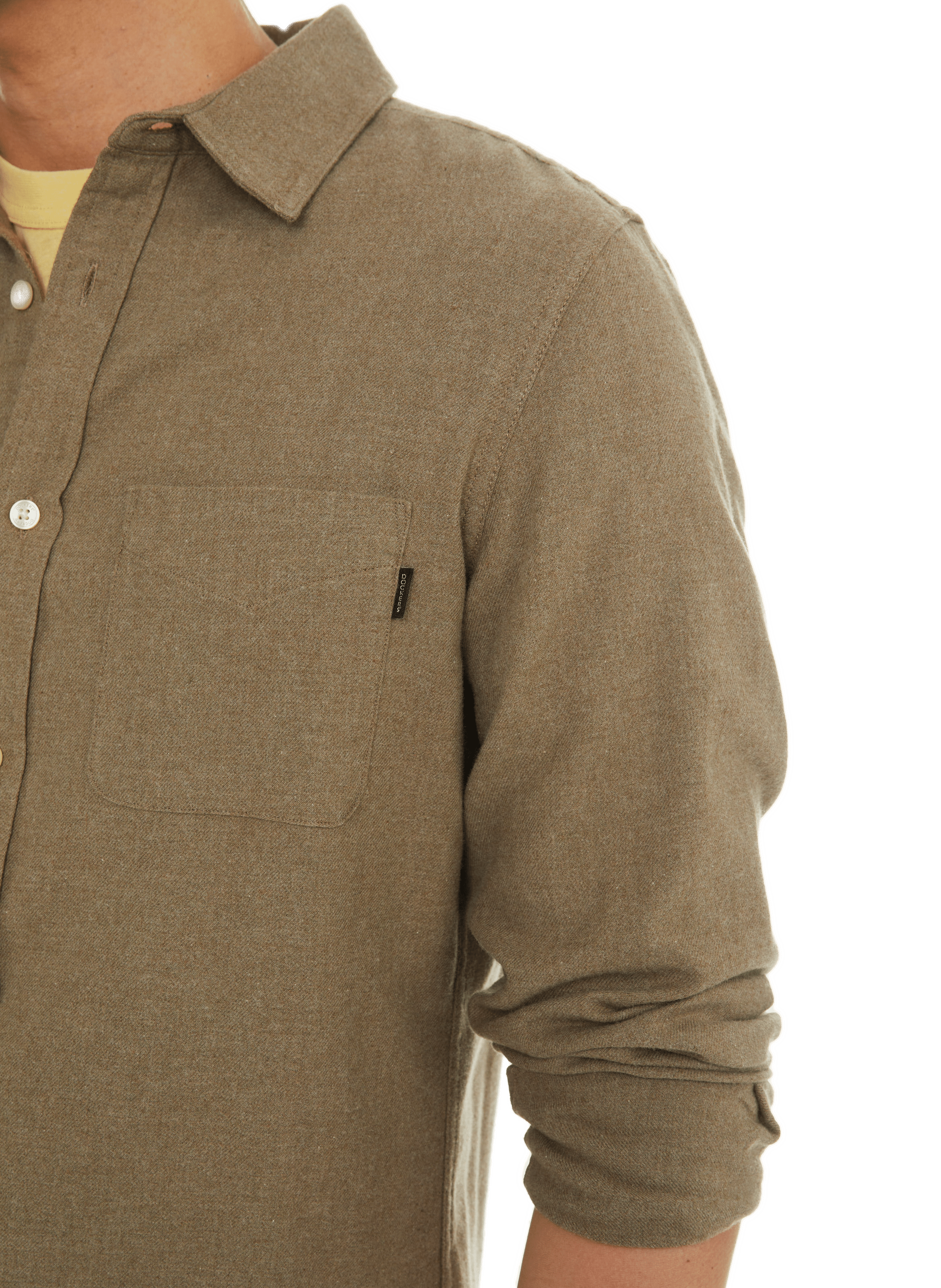 Chemise en coton DOCKERS Kaki