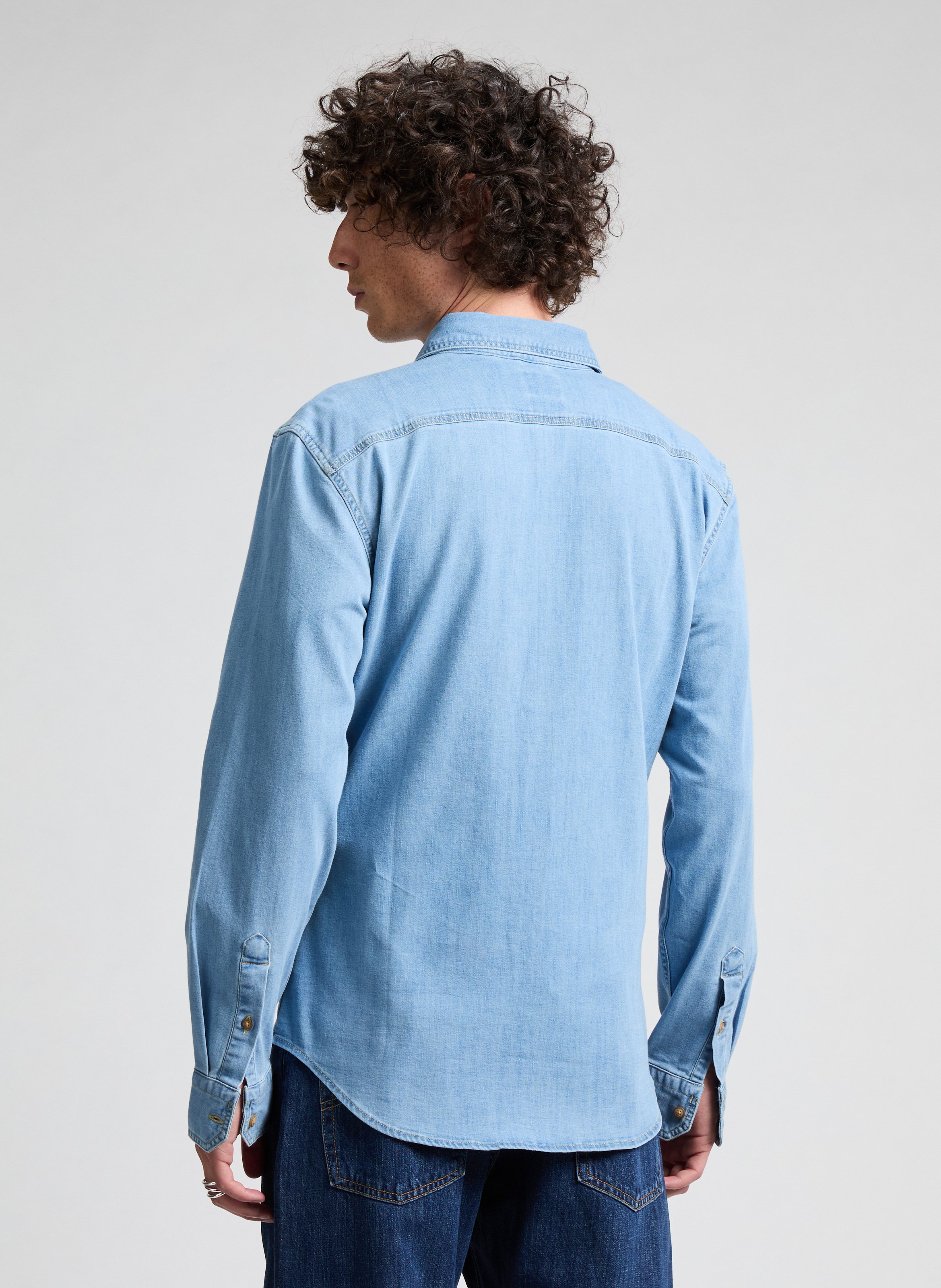 Bleached denim Shirt LEVI'S Blue