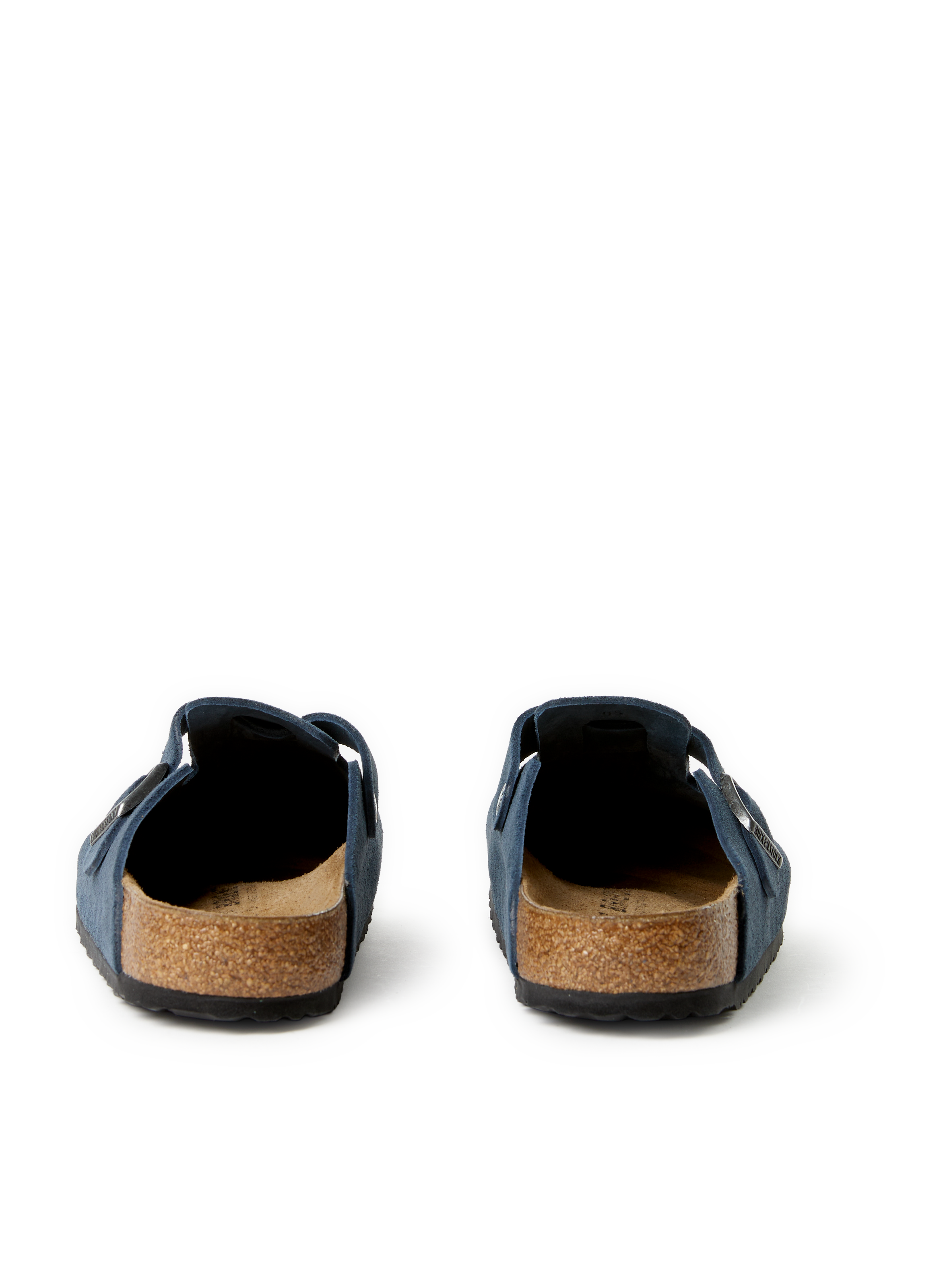 Mixed leather sandal BIRKENSTOCK Blue