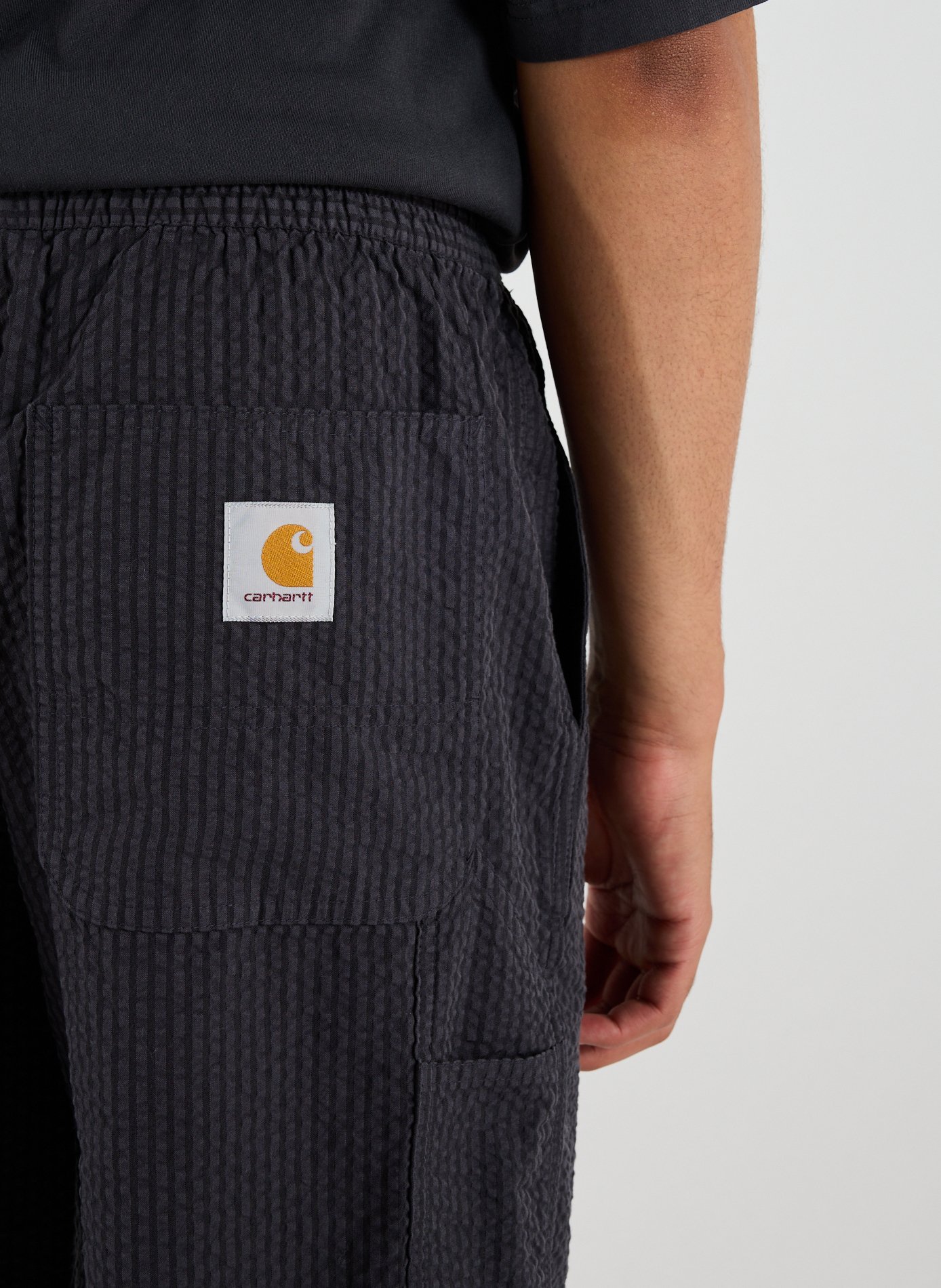 Striped short Toland CARHARTT WIP Black