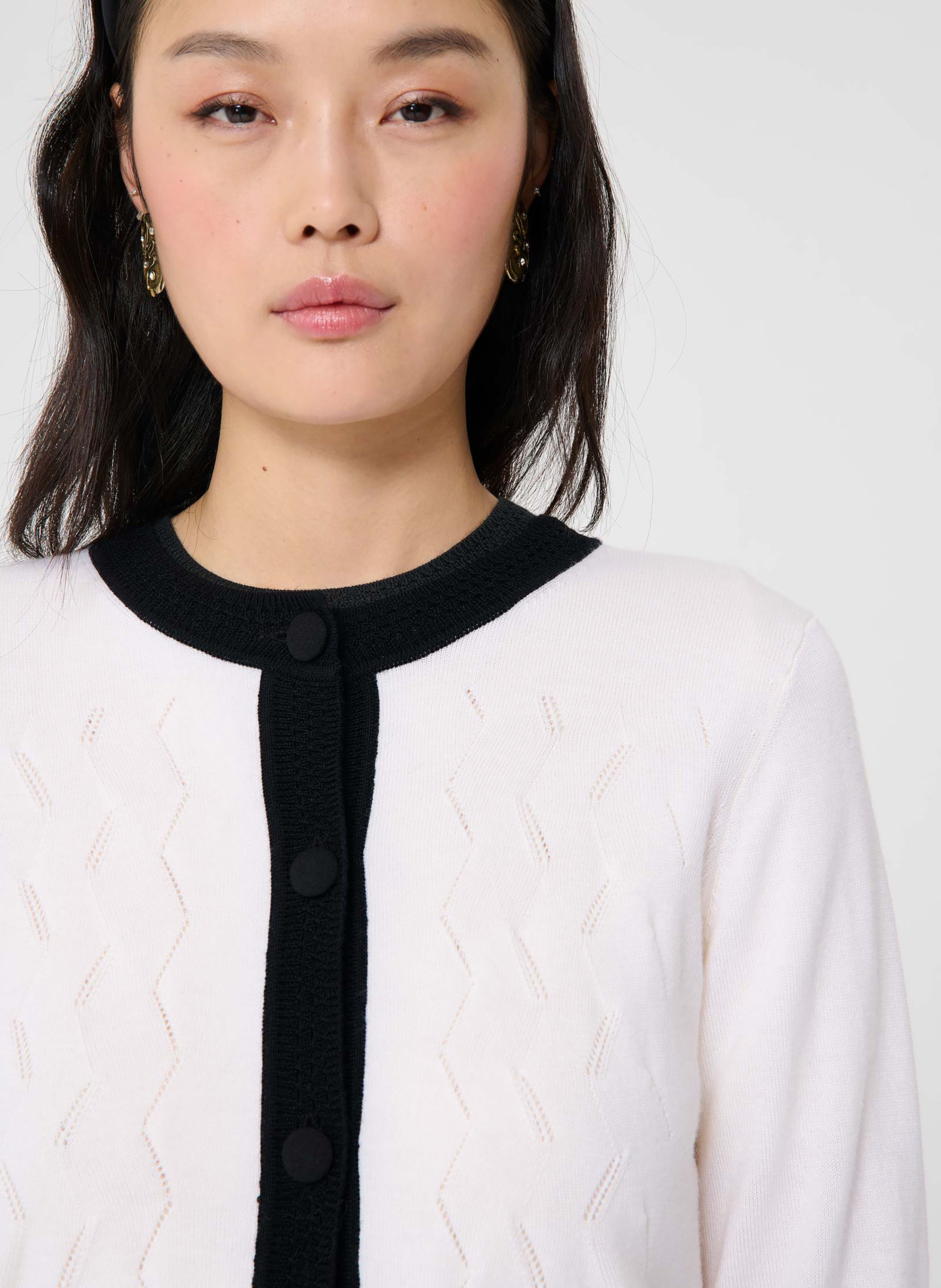 Gilet granville TARA JARMON Blanc