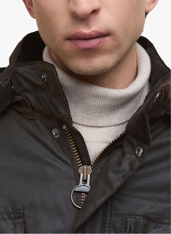 Mid-length hooded cotton parka | Multicolour by BARBOUR Mid-length hooded cotton parka Multicolour