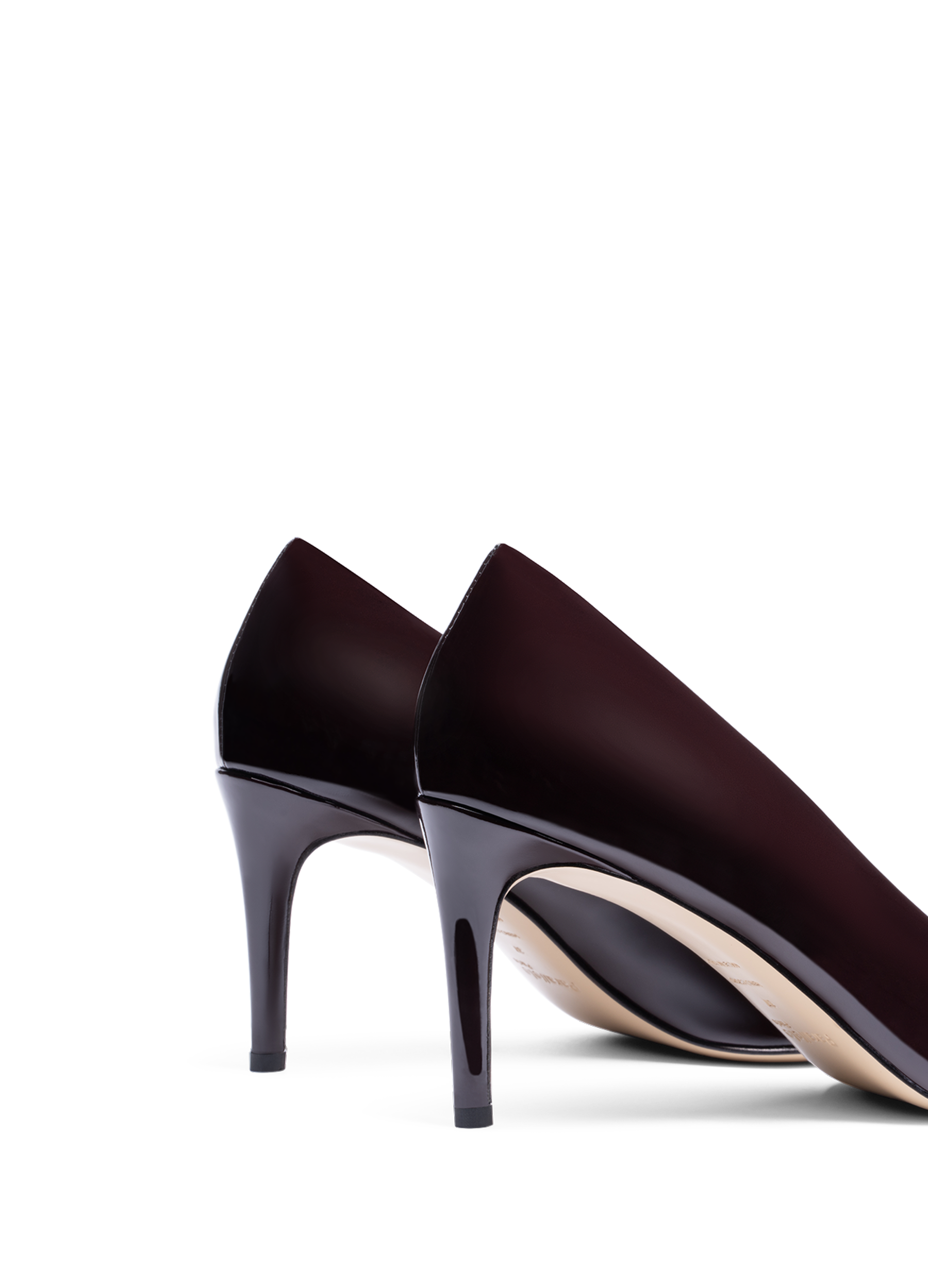 Escarpins yumbi en vernis PARALLELE Rouge