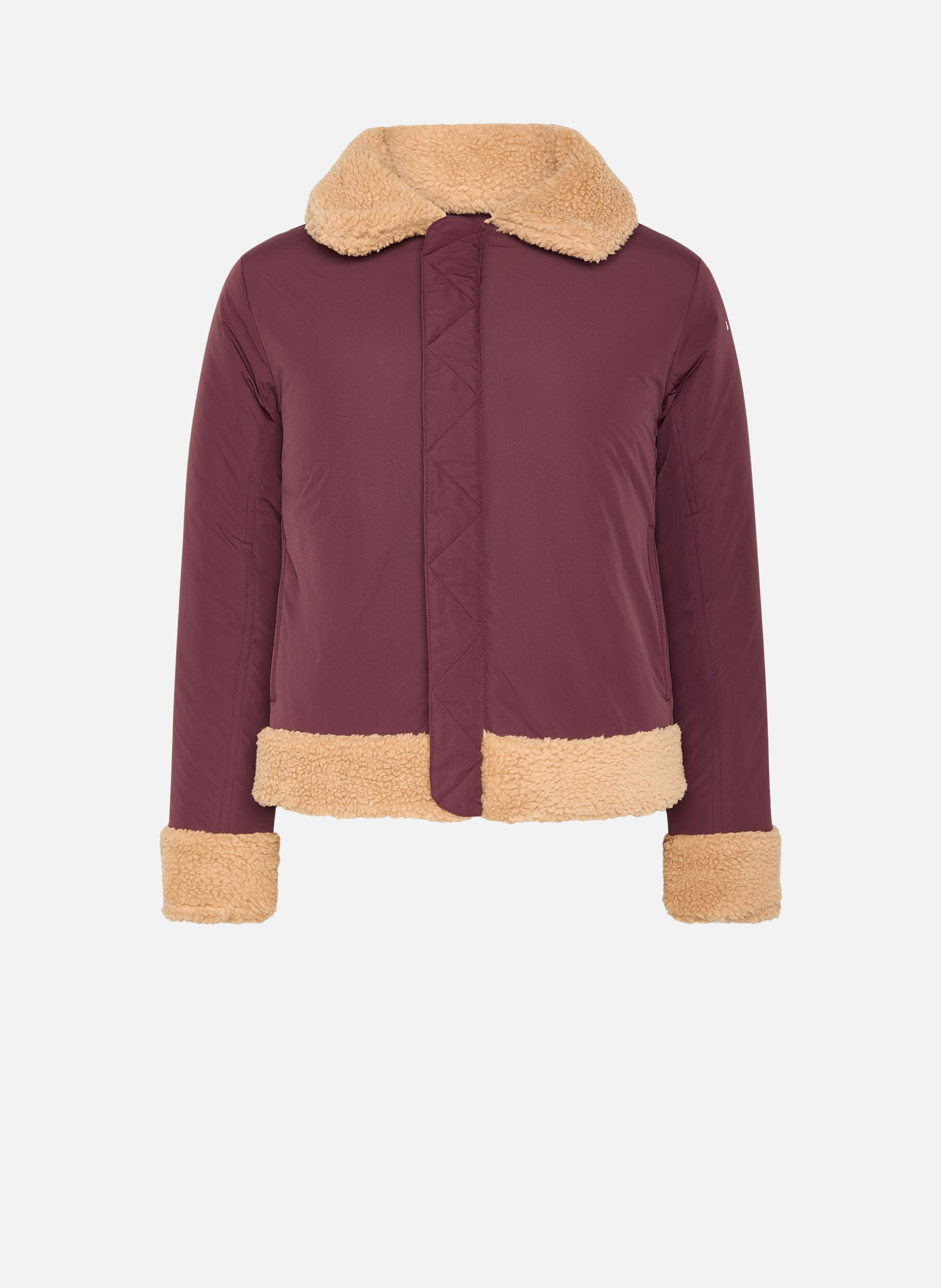 BORN LIVING YOGA Veste de sport zippée performance athleisure umiko Rouge