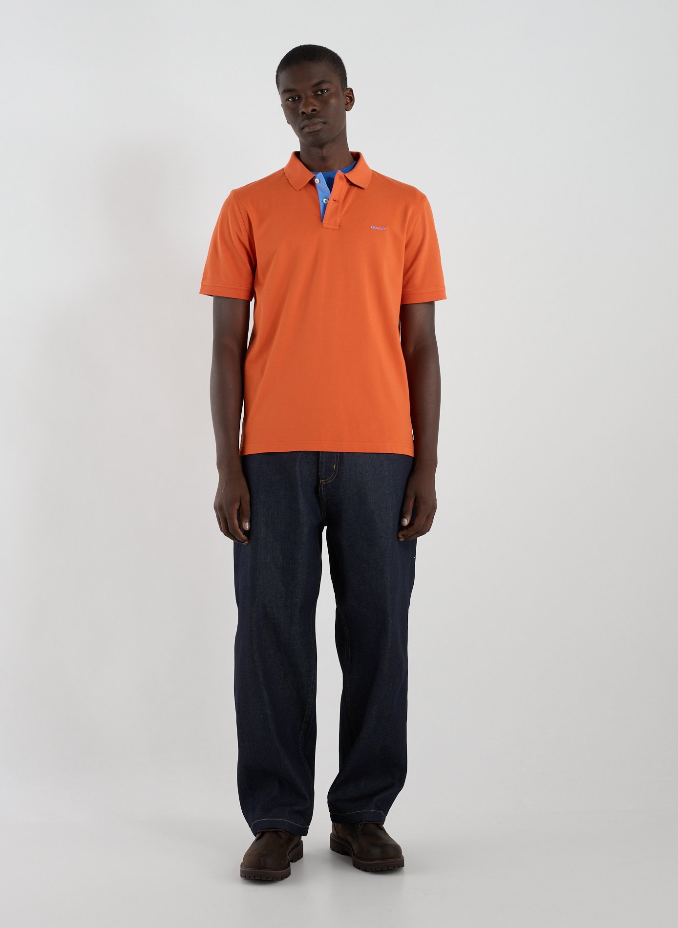Polo en coton GANT Orange