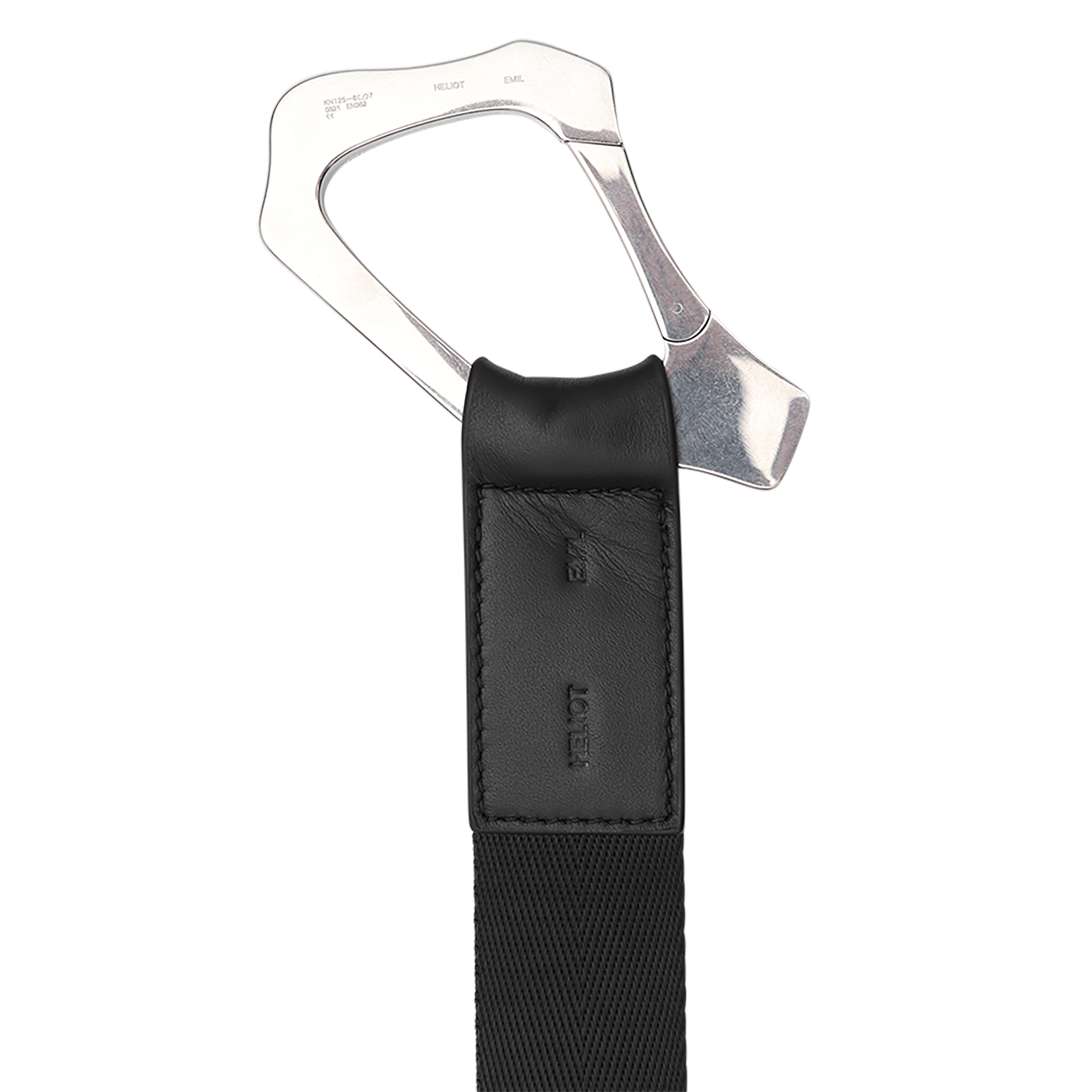 Ceinture mousqueton solaire HELIOT EMIL Noir