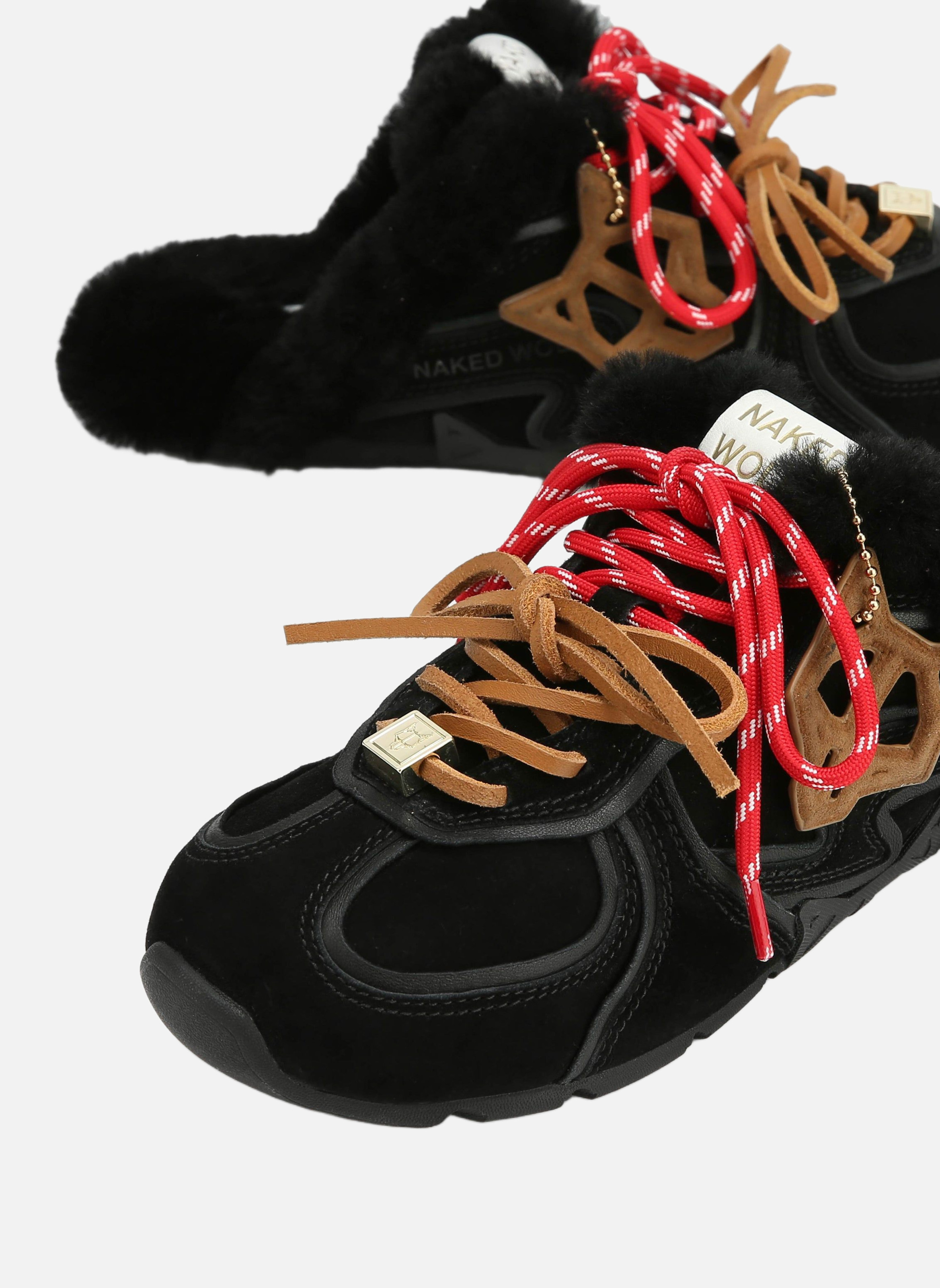 Mules adorn NAKED WOLFE Noir