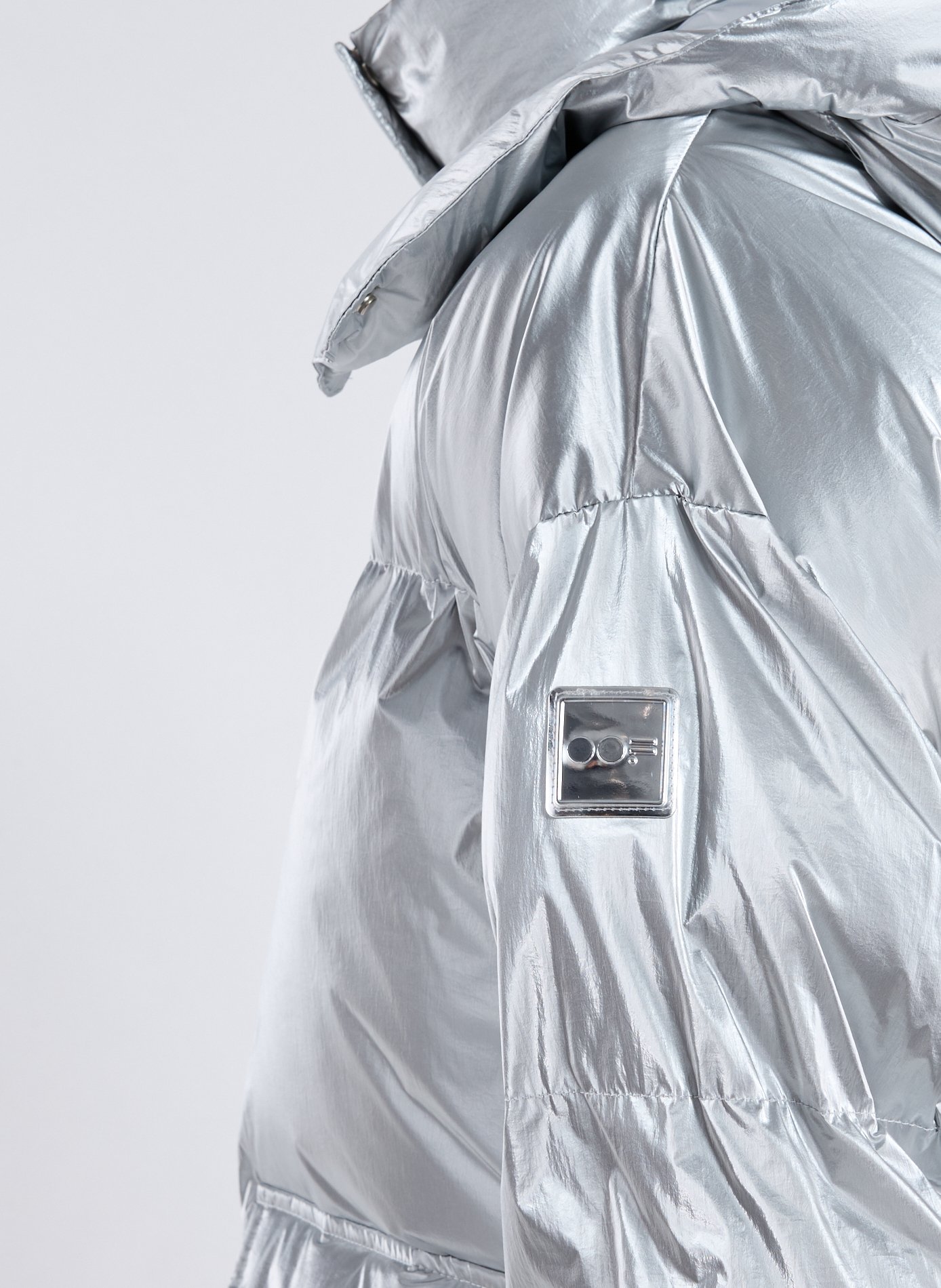 Veste matelassée à capuche amovible OOF WEAR Argent