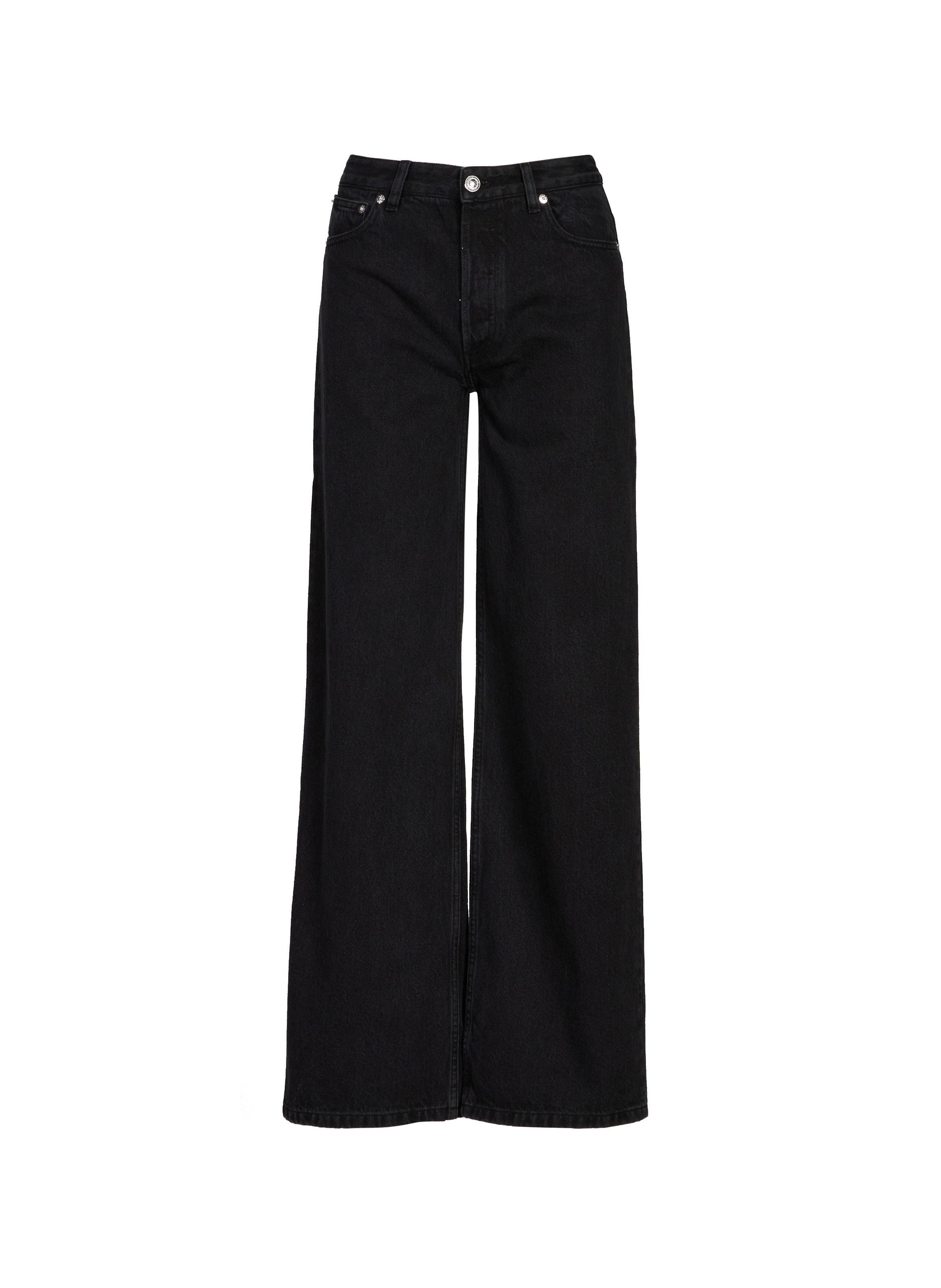 A.P.C. Elisabeth straight leg jeans in cotton Black