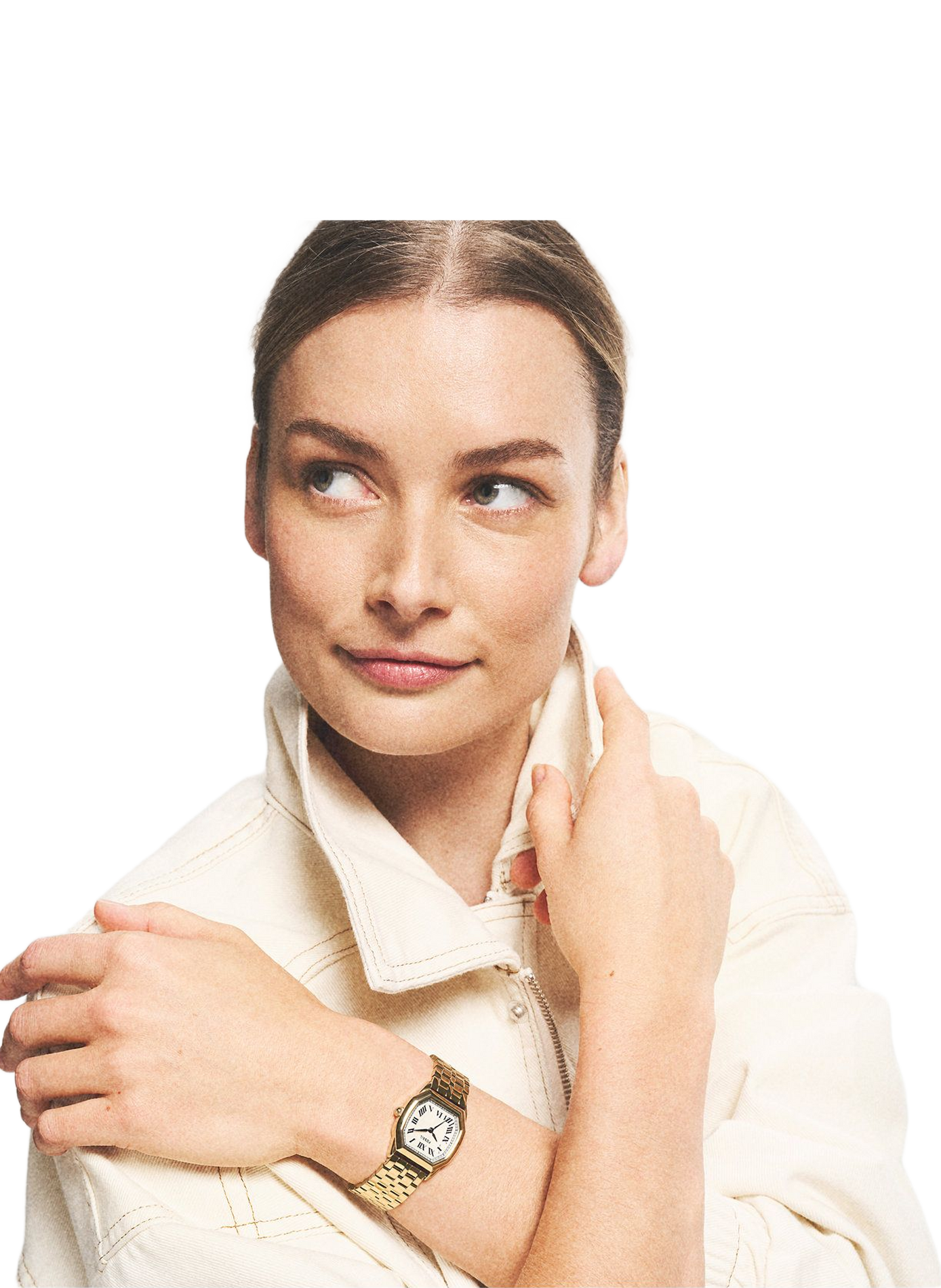 Montre quartz en acier FOSSIL Marron