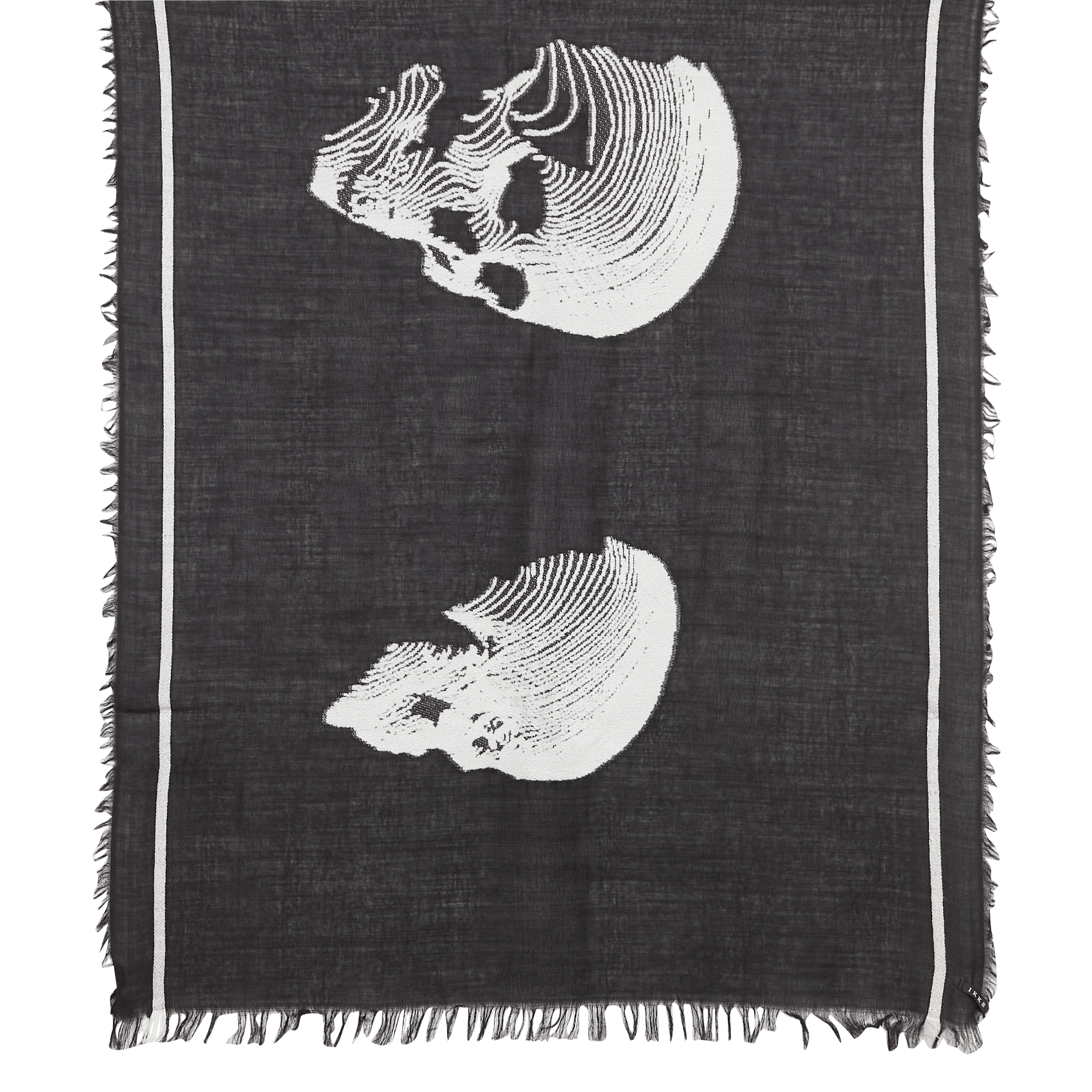 Echarpe en laine mélangée IKKS Noir