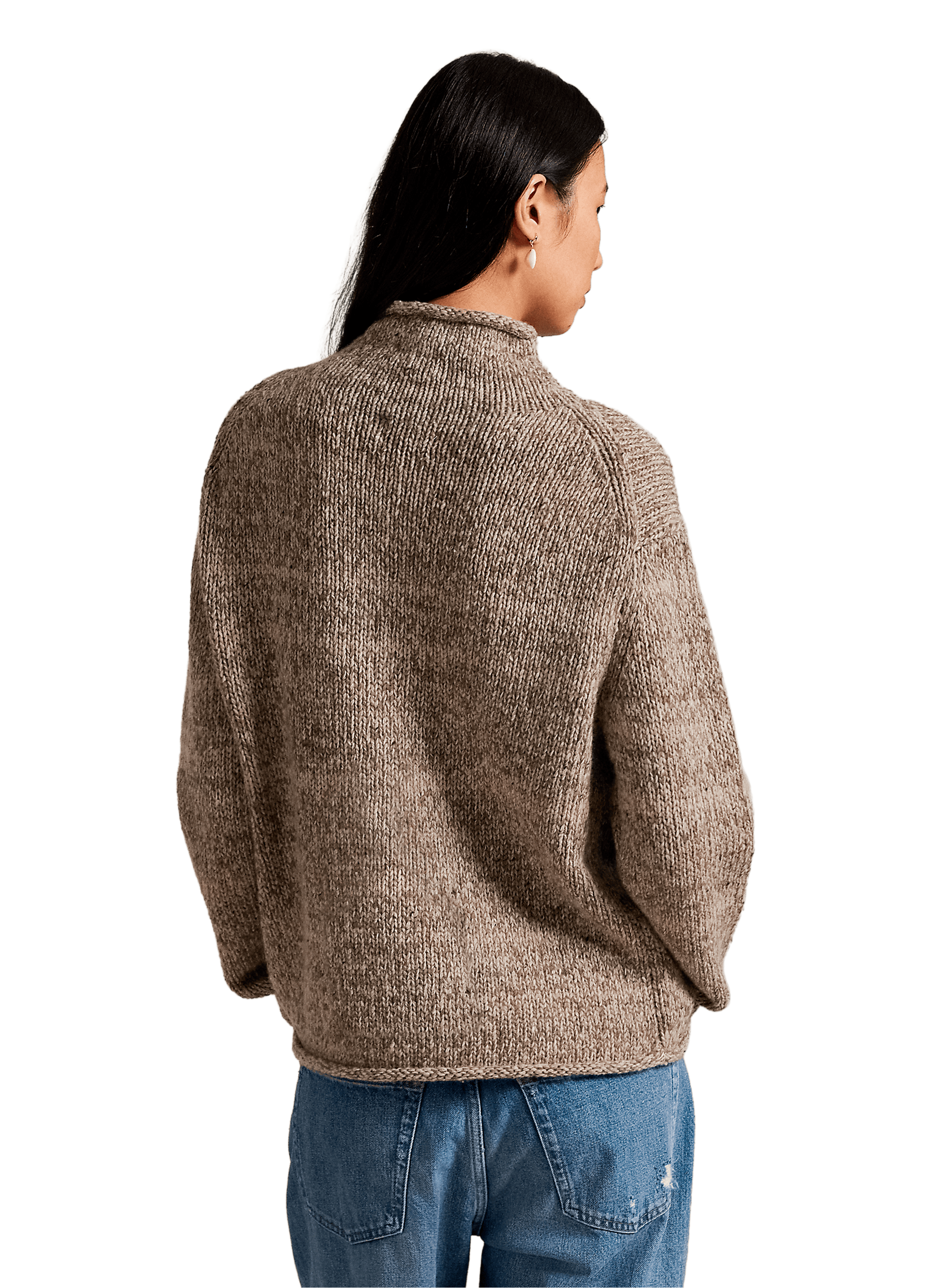 Pull col roulé en laine mélangée POLO RALPH LAUREN Multicolore