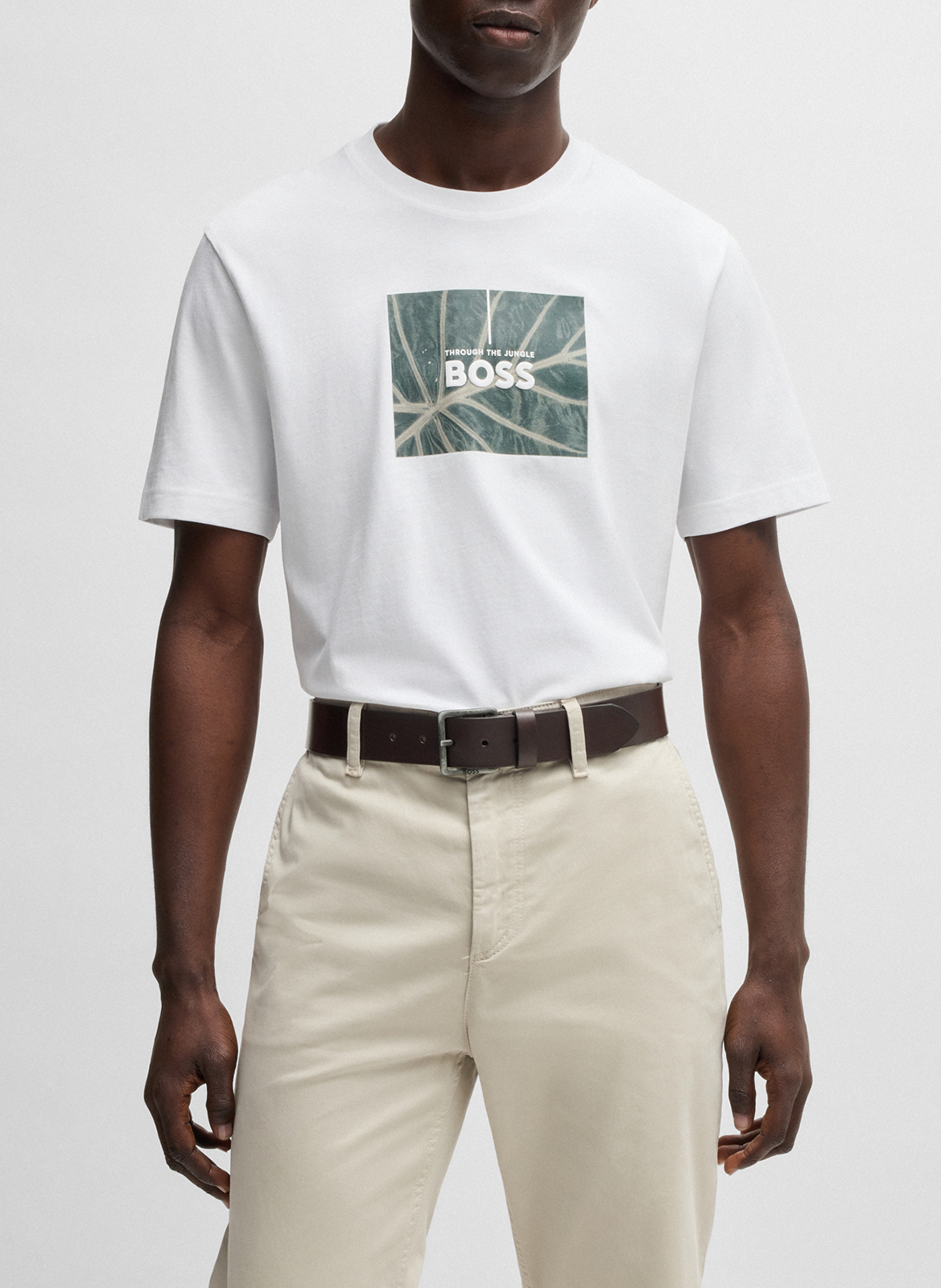 Ceinture en cuir BOSS Marron