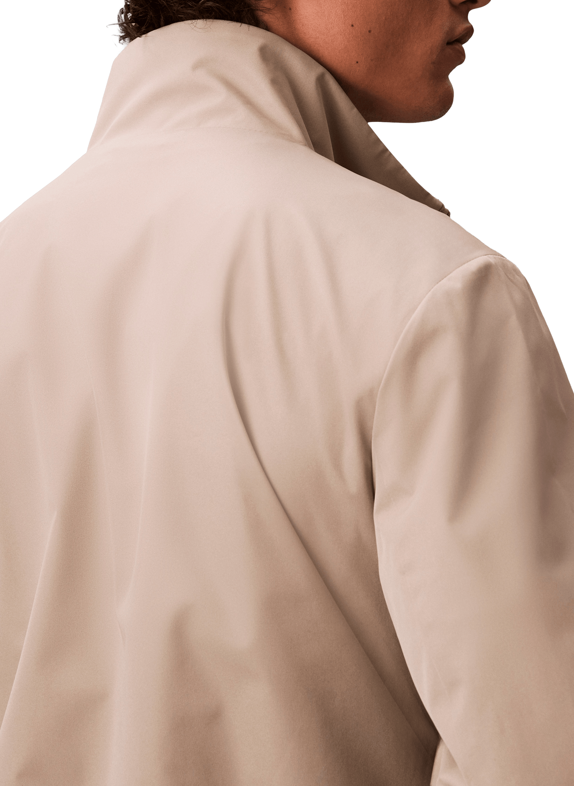 Blouson droit à logo CALVIN KLEIN Kaki