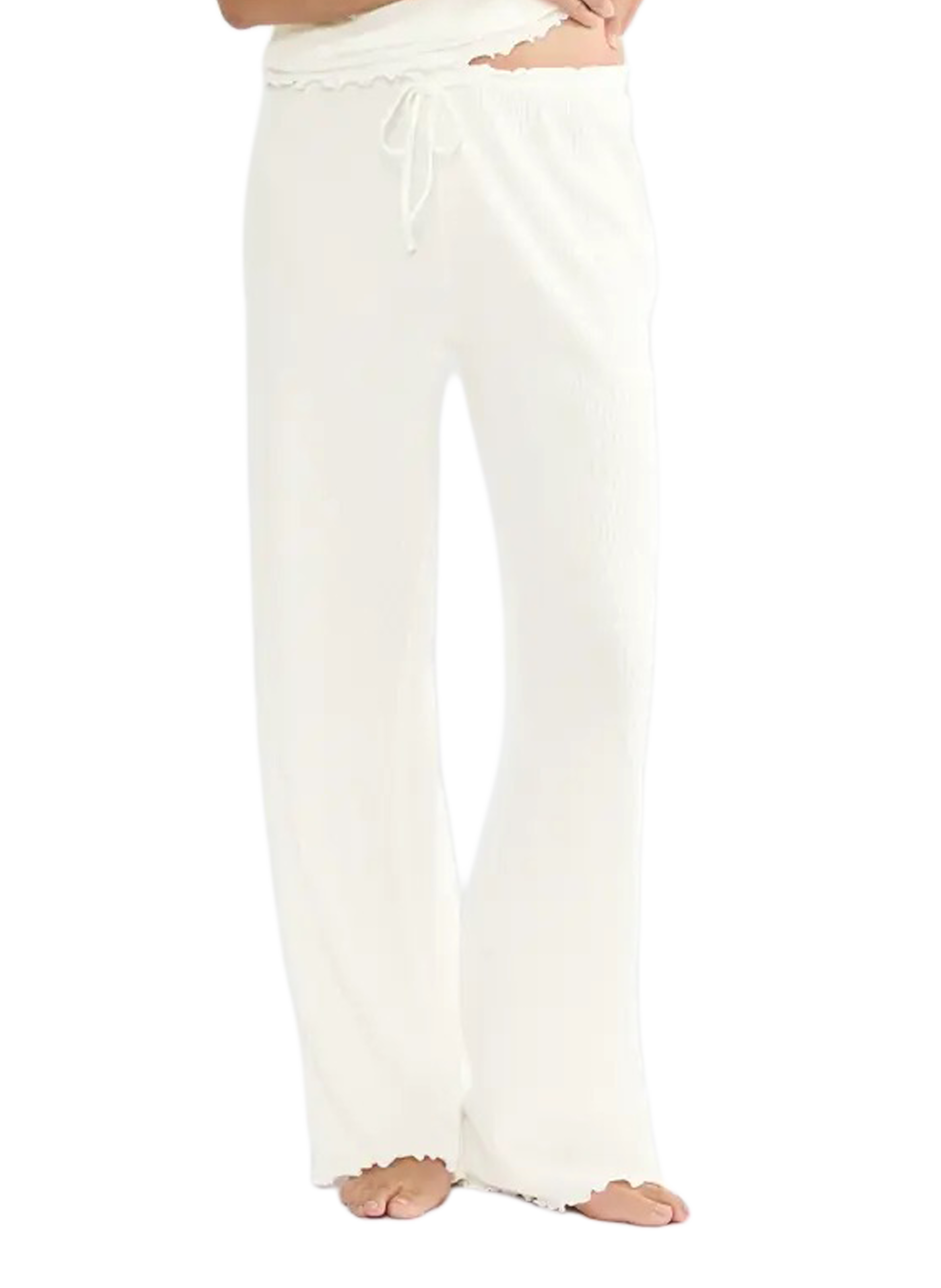 Pantalon Mix & Match en coton TRIUMPH Blanc