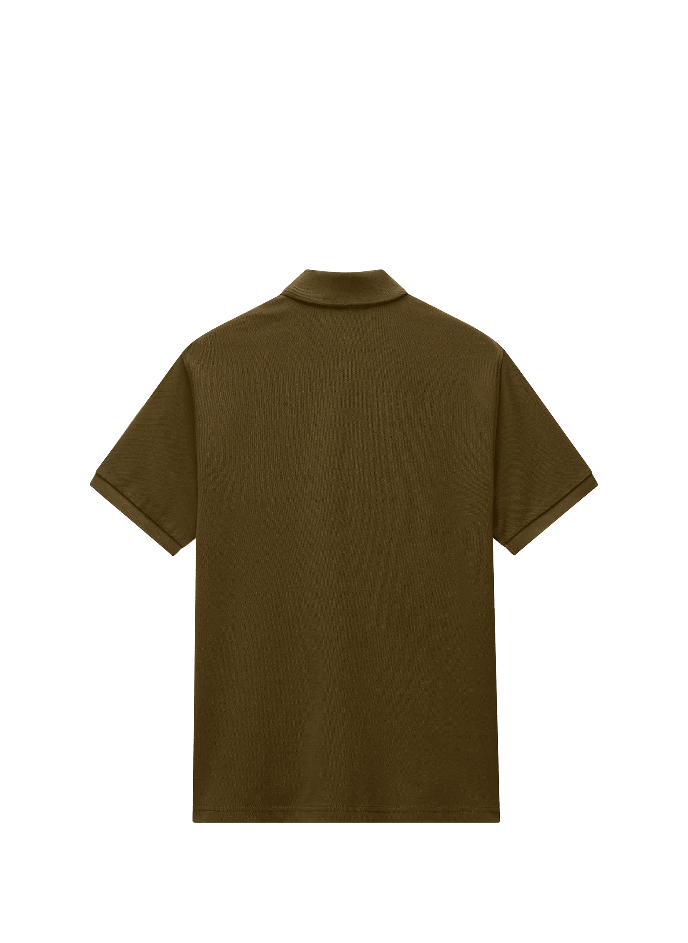 Polo droit à logo Clanis en coton NAPAPIJRI Kaki