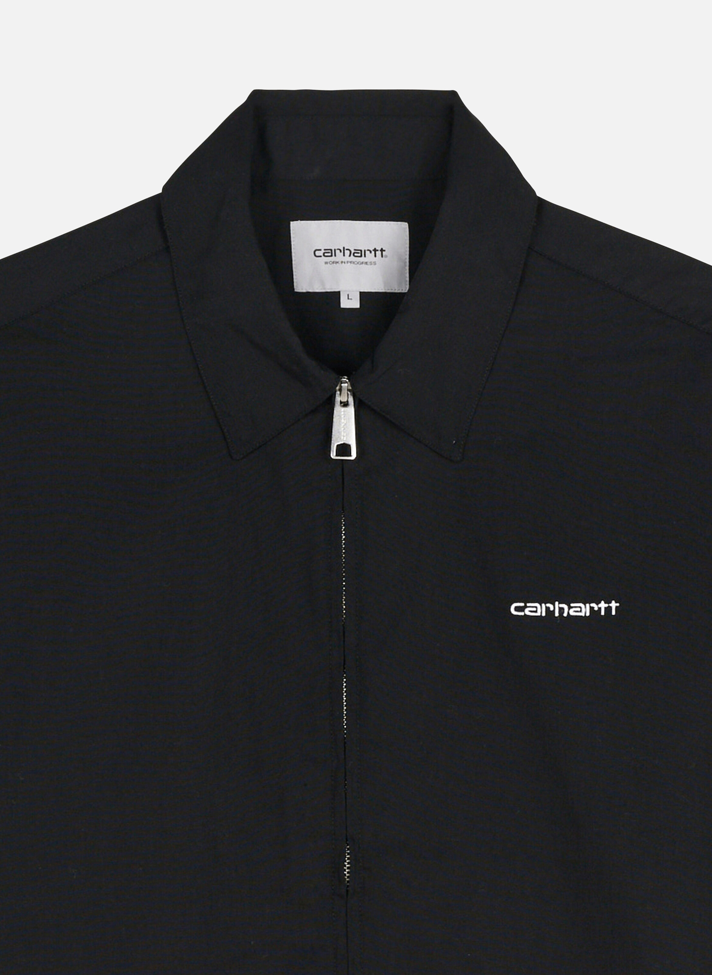 Chemise s/s postal zip shirt CARHARTT WIP Noir