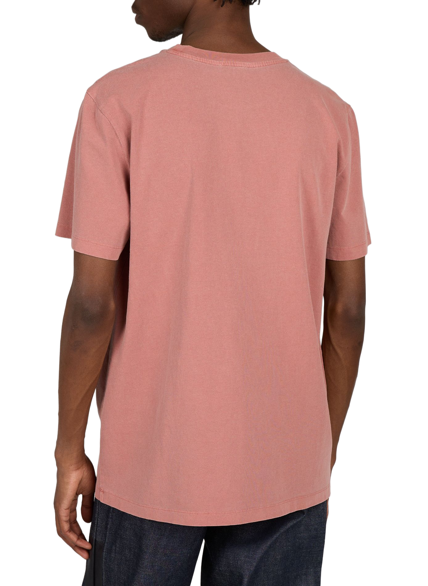 Straight fit short sleeve cotton t-shirt A.P.C. Pink