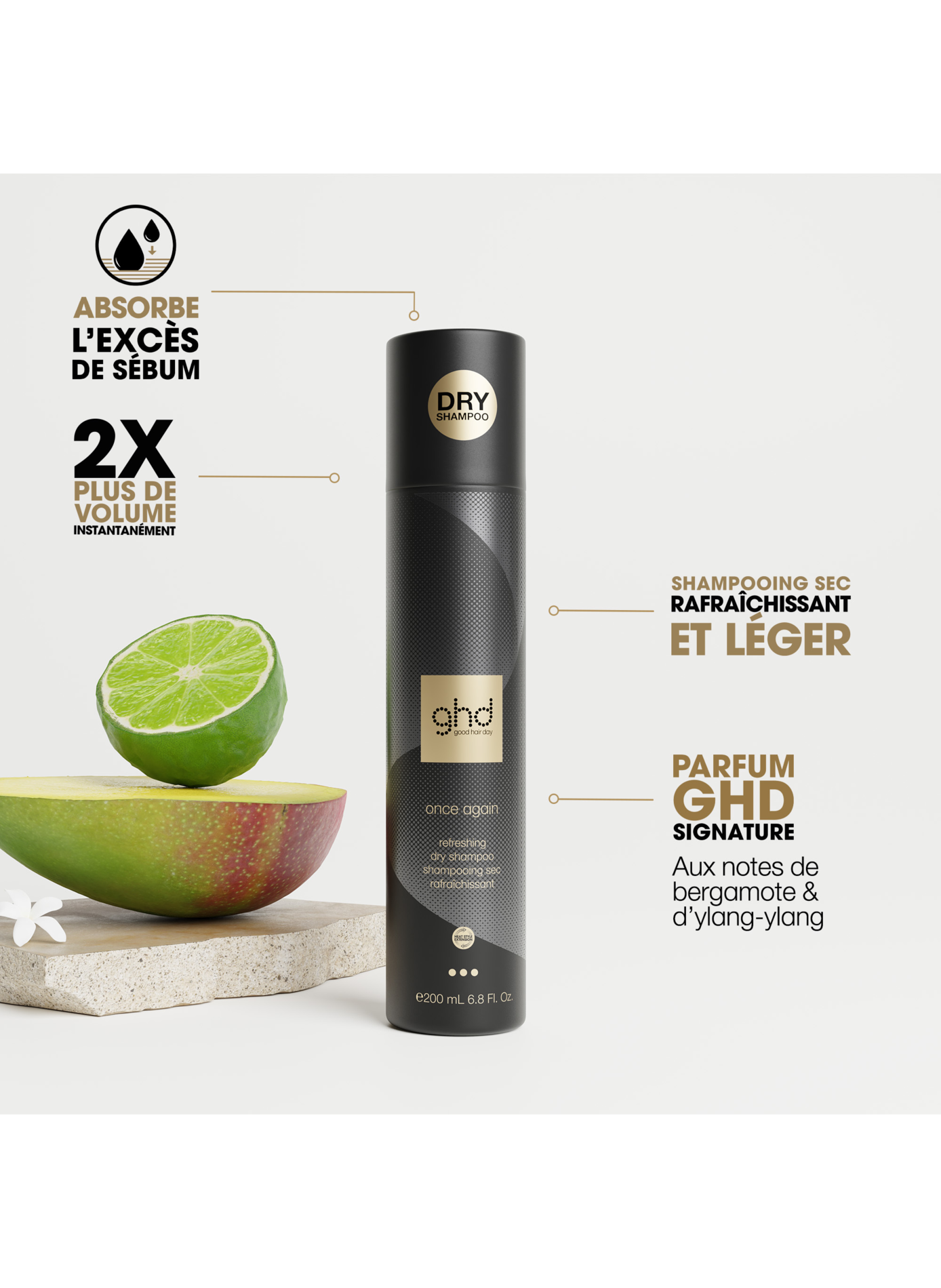Shampoing sec rafraîchissant - GHD once again GHD No color