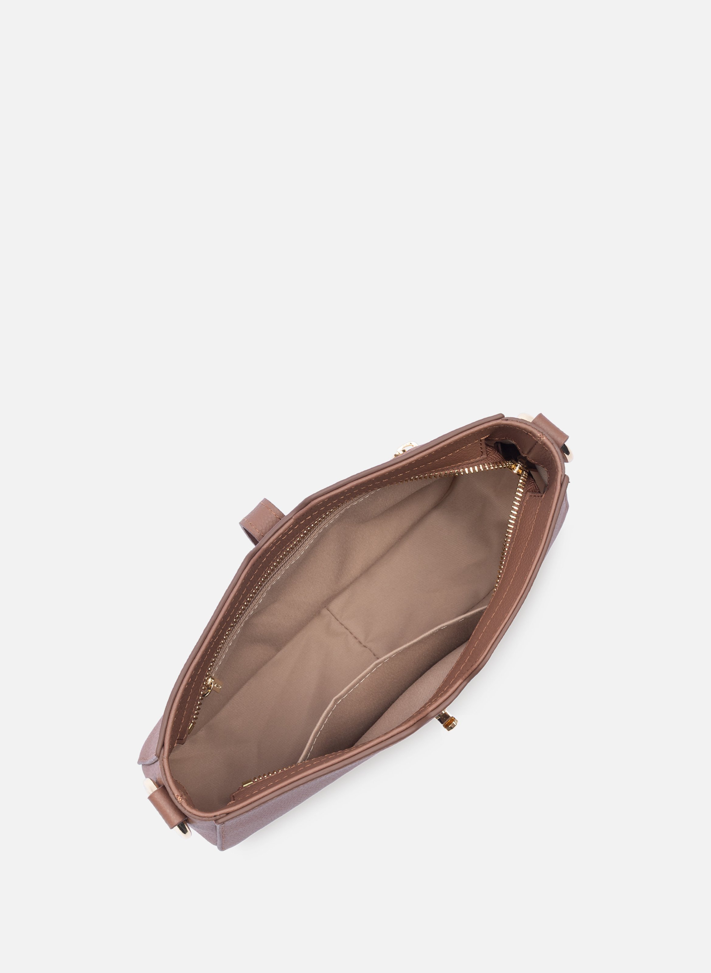 Sac rectangle - milano horizon LANCASTER Marron