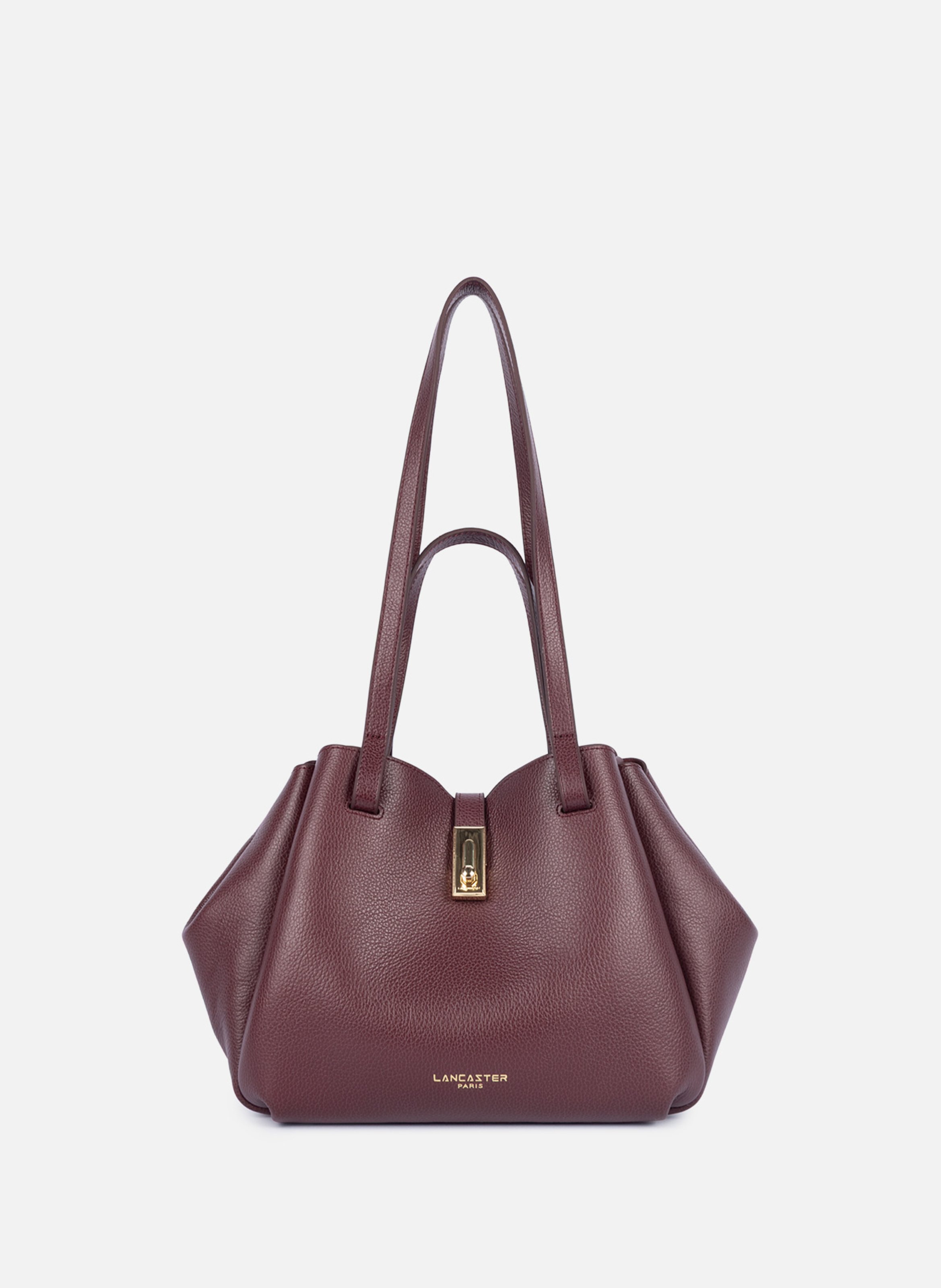 Sac cabas épaule - milano horizon LANCASTER Rouge