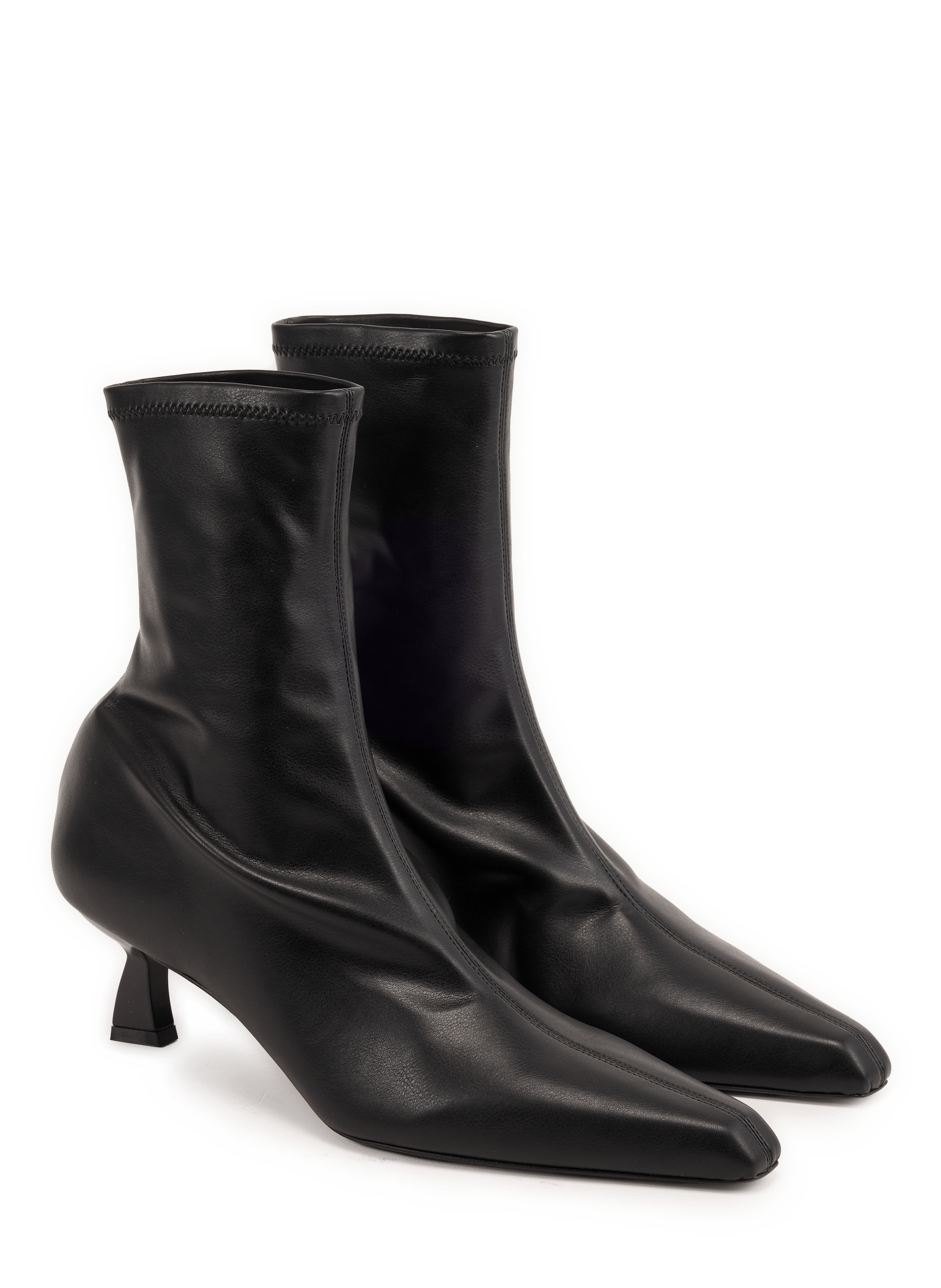 Kitten heels ankle boots NODALETO Black