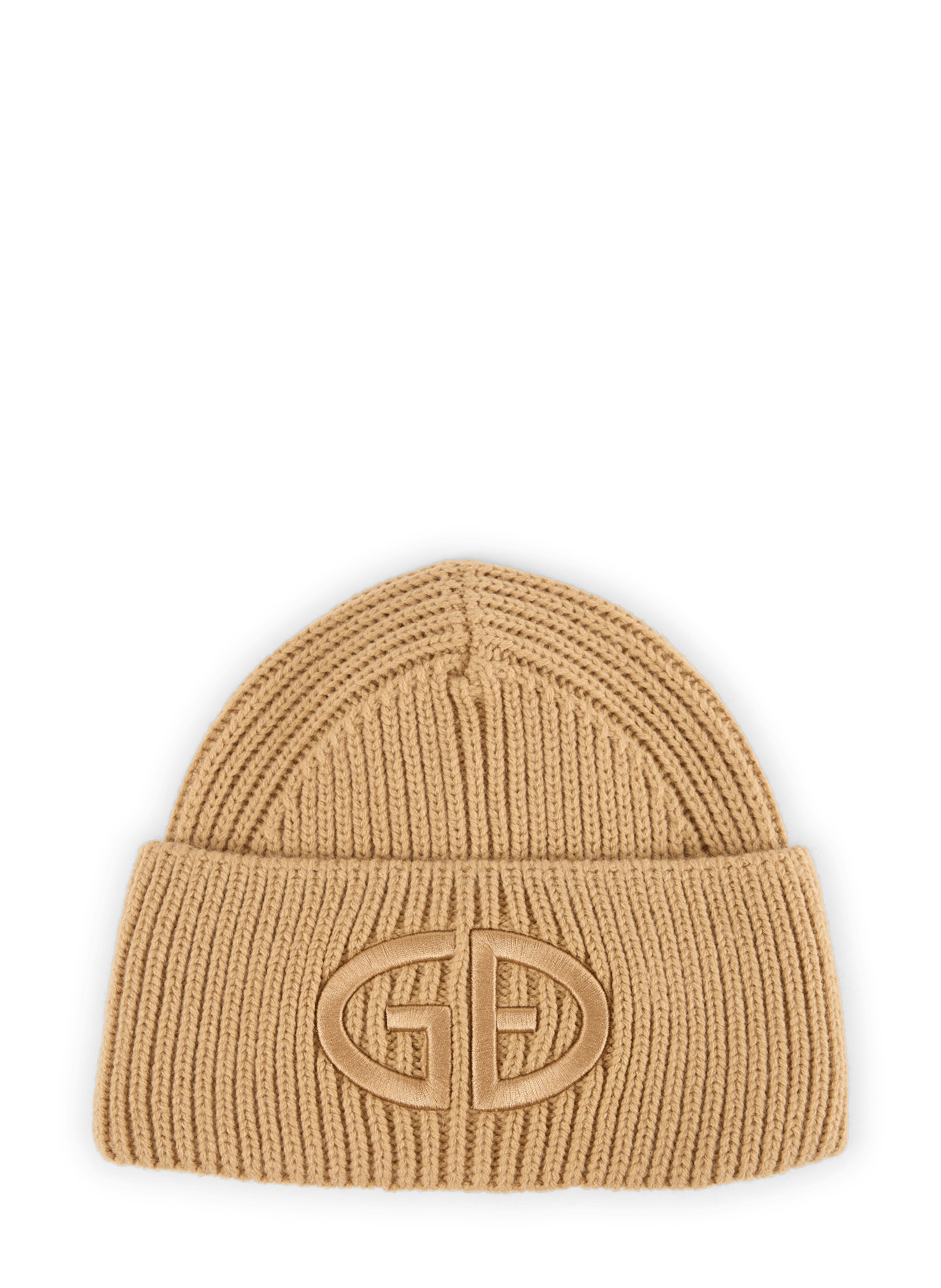 Bonnet à revers en maille côtelé GOLDBERGH Braun