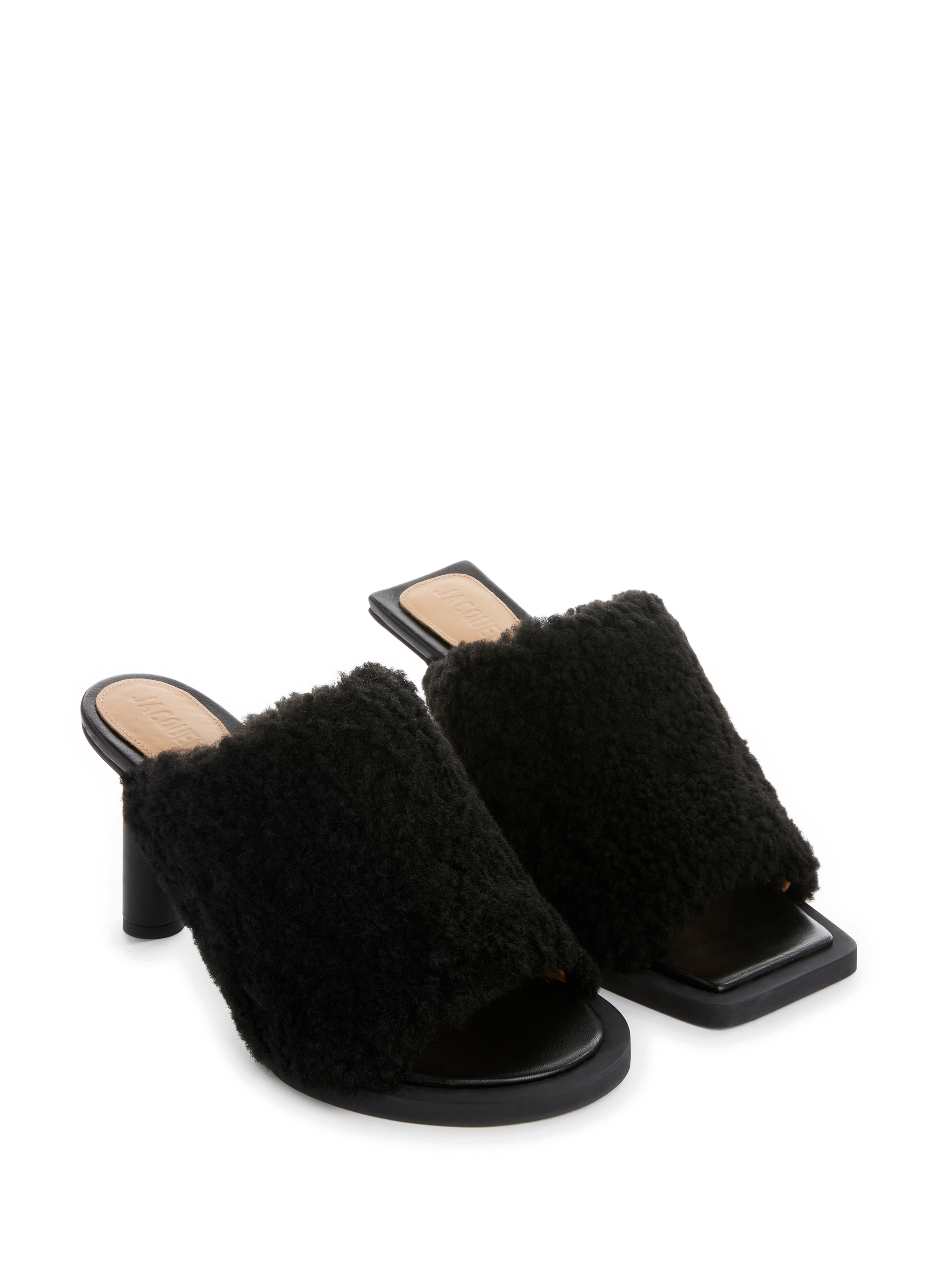 Mules en laine d'agneau