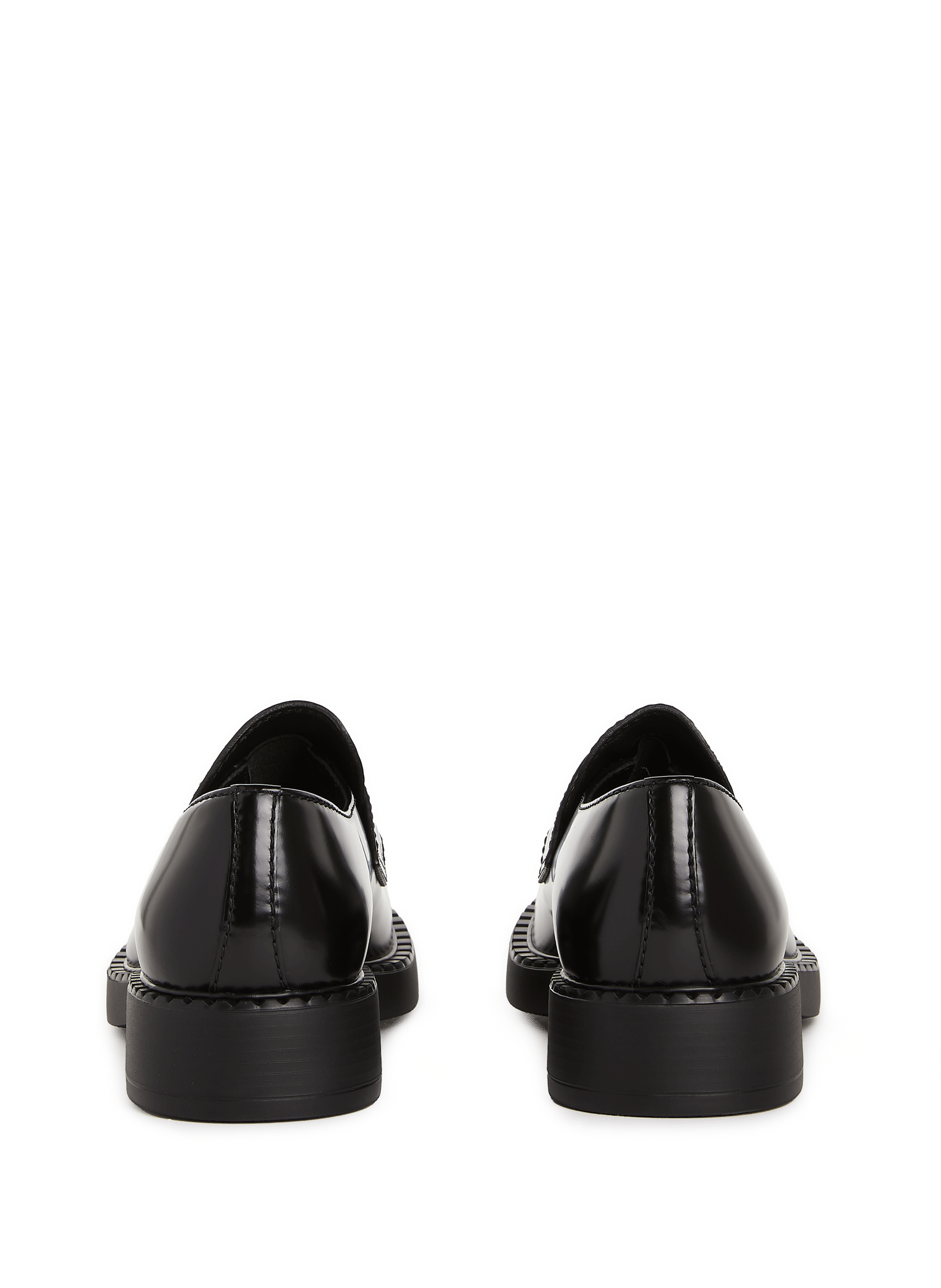 Mocassins en cuir  PRADA Noir
