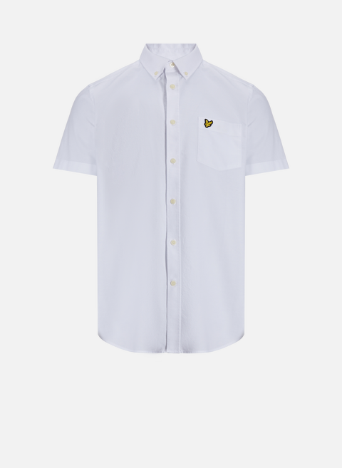 Short-sleeved cotton shirt WhiteLYLE & SCOTT 