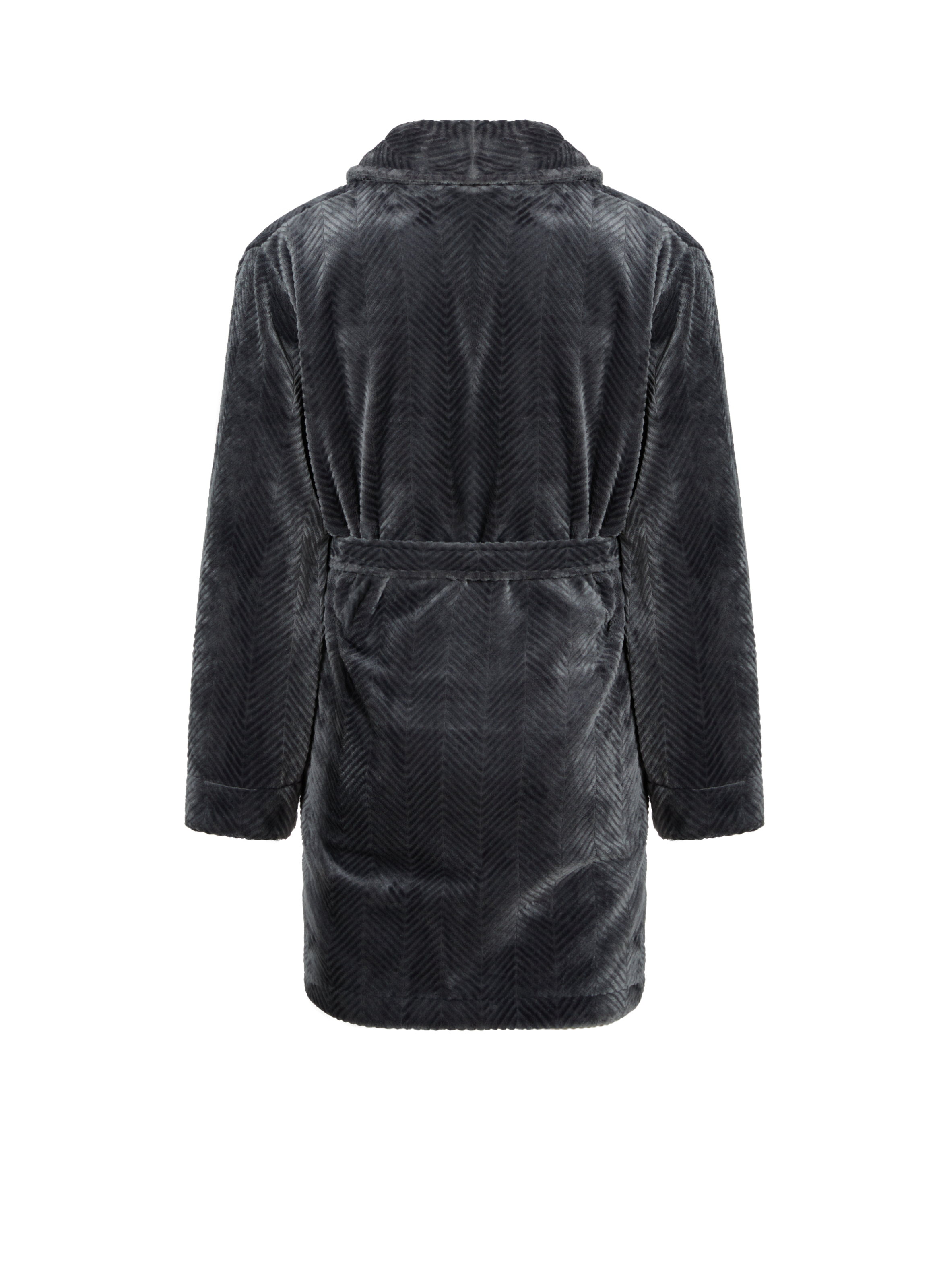 Peignoir côtelé Everest HOM Gris