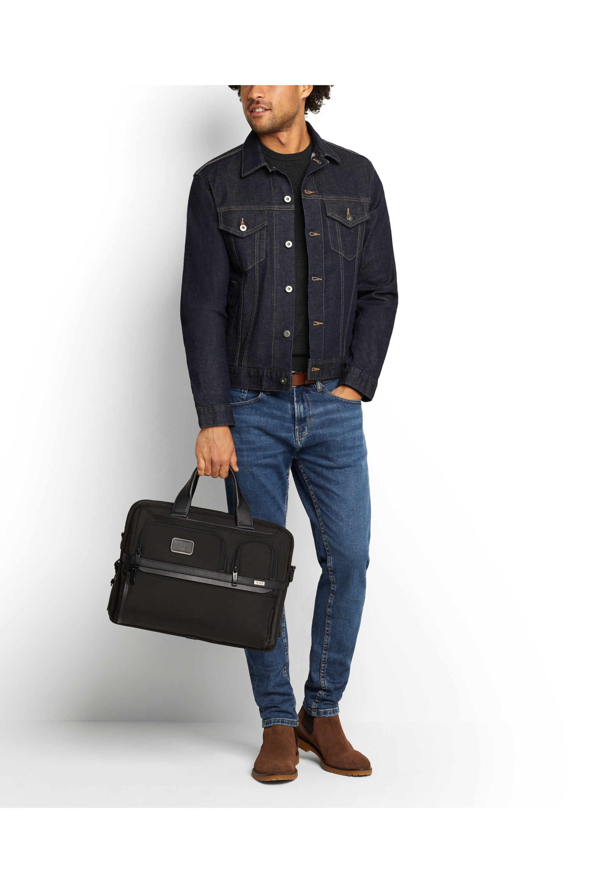 Tumi alpha briefcase taille s TUMI Noir