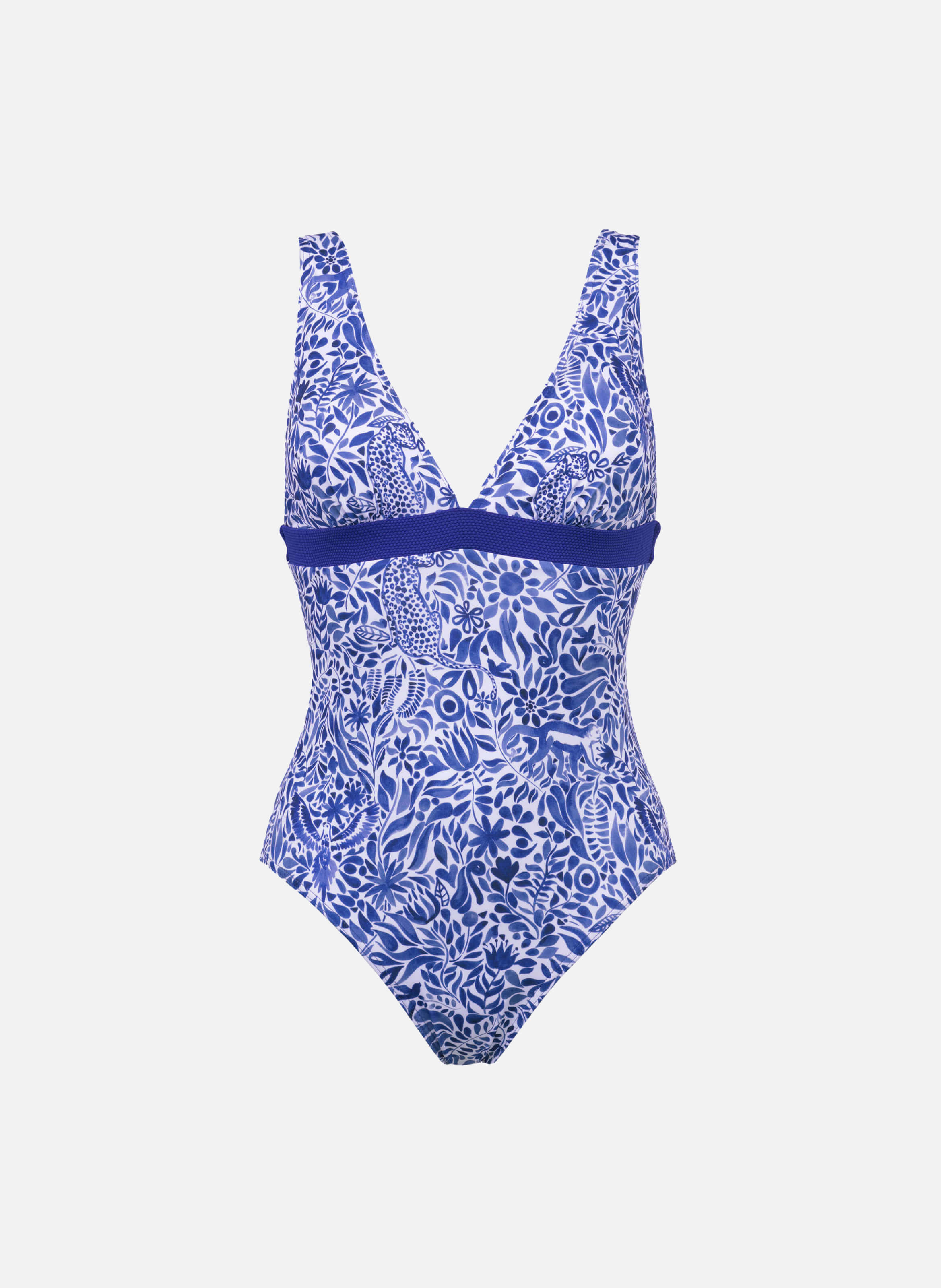 Maillot de bain une pièce   amazonico GILI'S Bleu