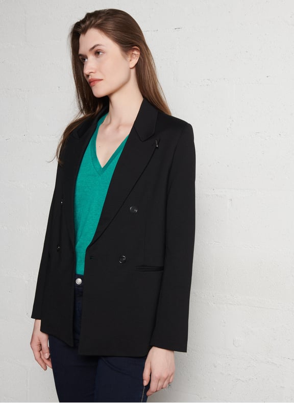 Veste tailleur droite Noir by IKKS IKKS Veste tailleur droite Noir