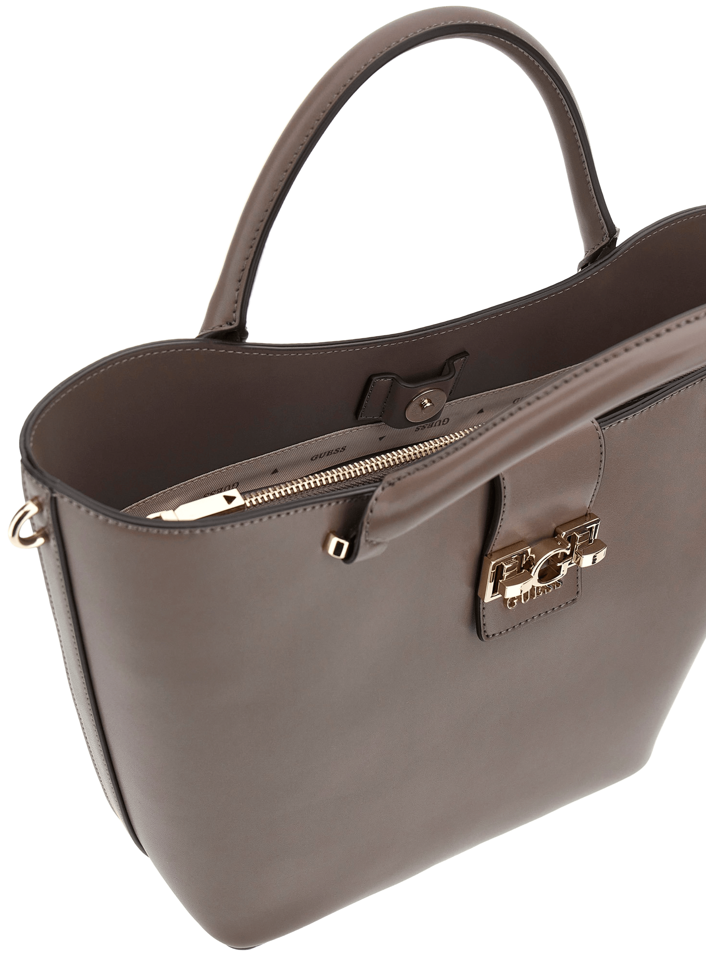 Sac à main à bandoulière amovible GUESS Beige