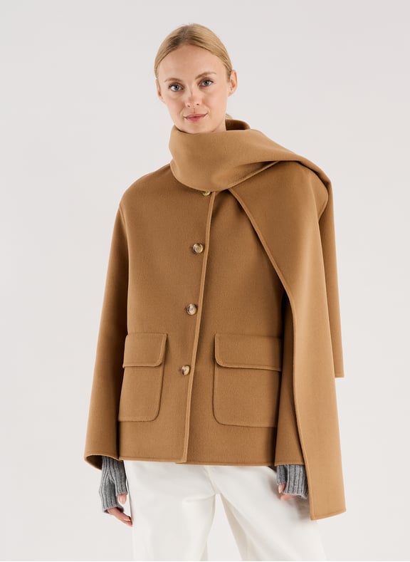 Wool-blend coat Brown by SAISON 1865 SAISON 1865 Wool-blend coat Brown