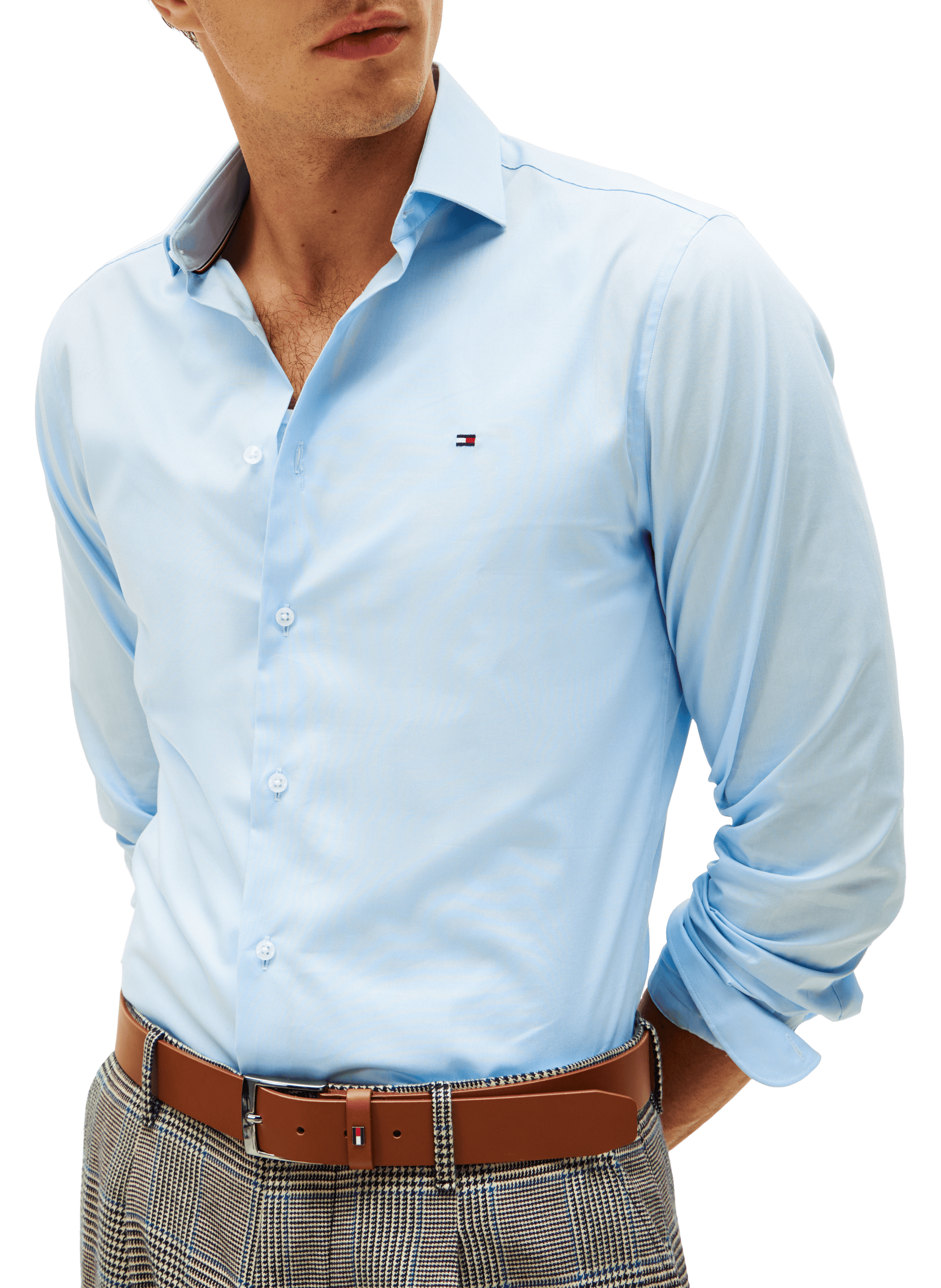  Cotton shirt TOMMY HILFIGER Blue