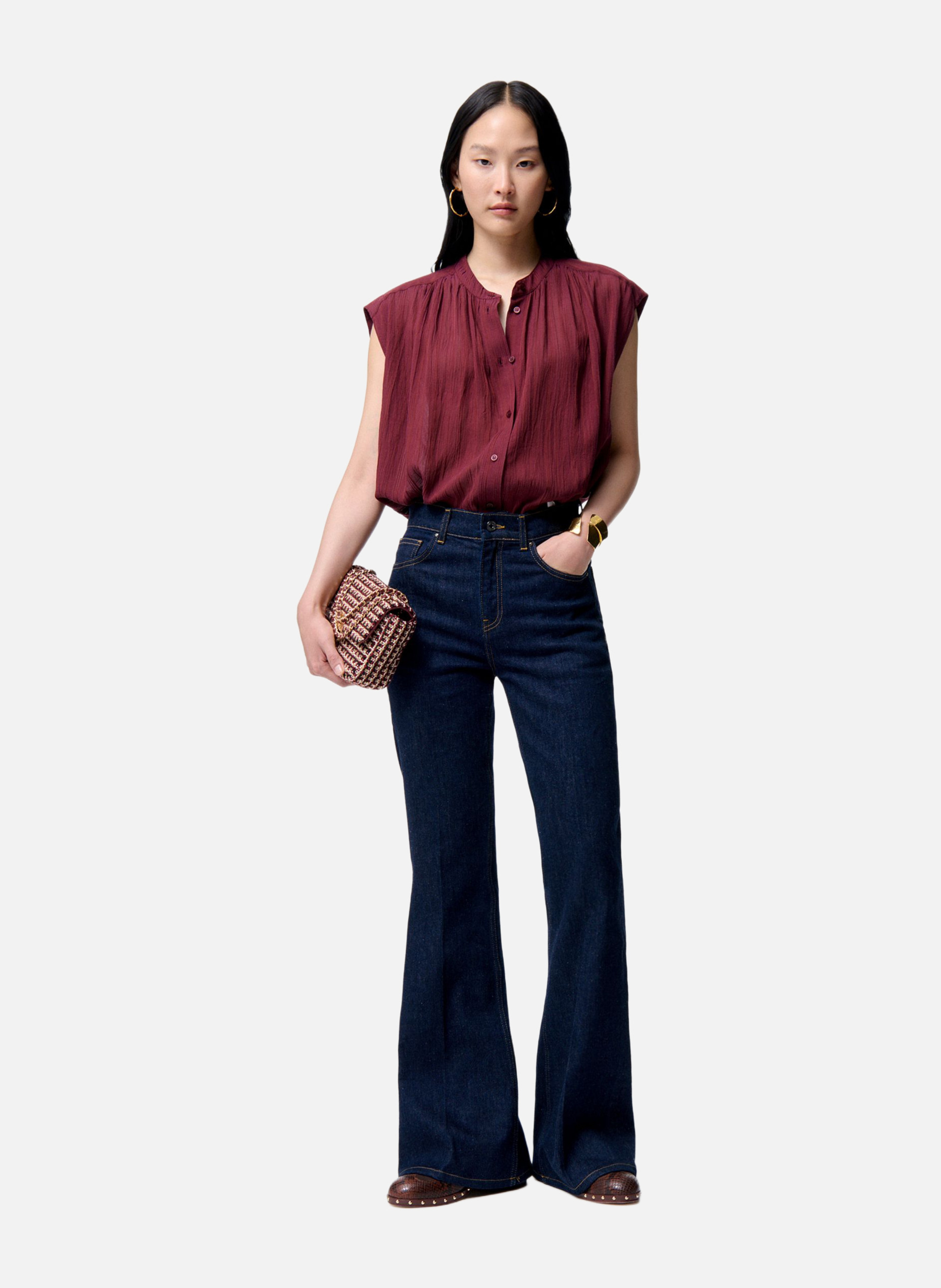 Blouse clio VANESSA BRUNO Rouge