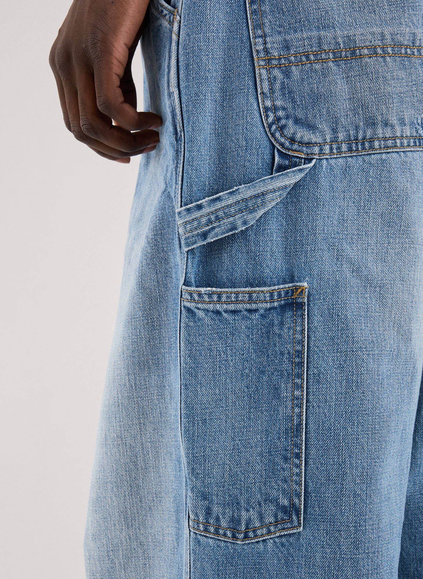 Wide cotton jeans CARHARTT WIP Blue