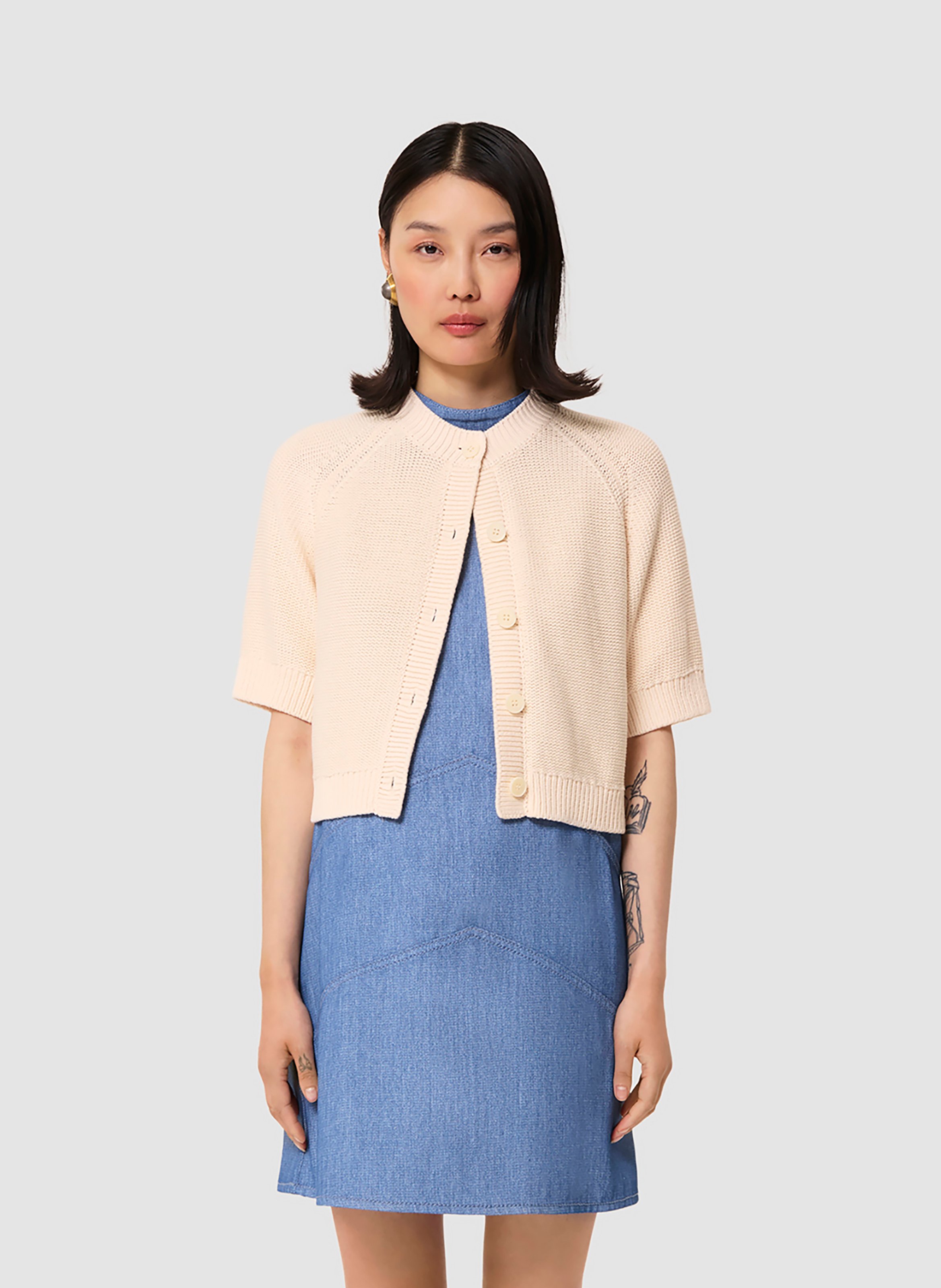 Gilet gracy TARA JARMON Blanc