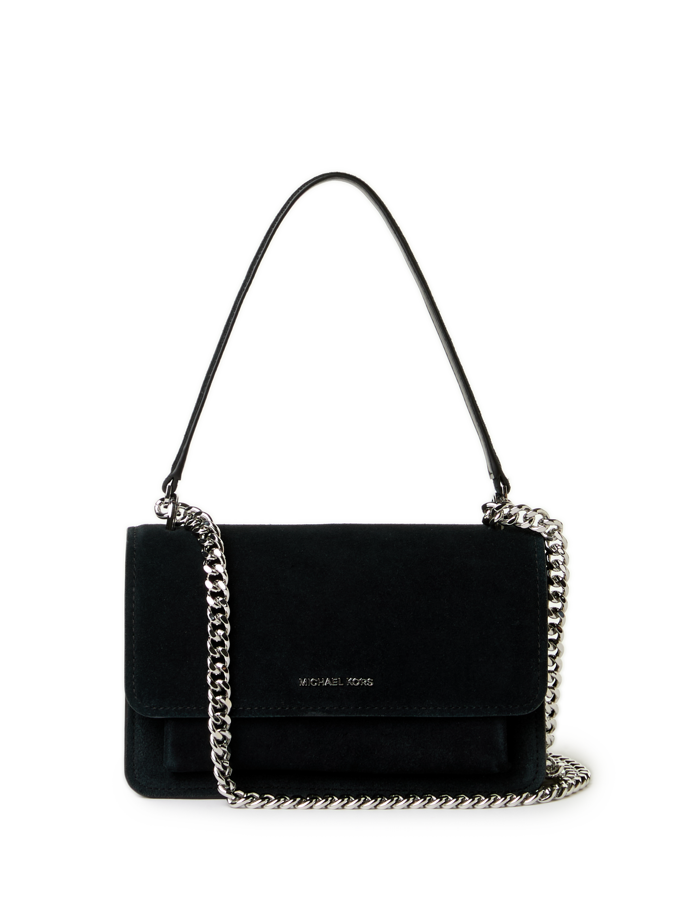 MICHAEL KORS Claire leather shoulder bag Black