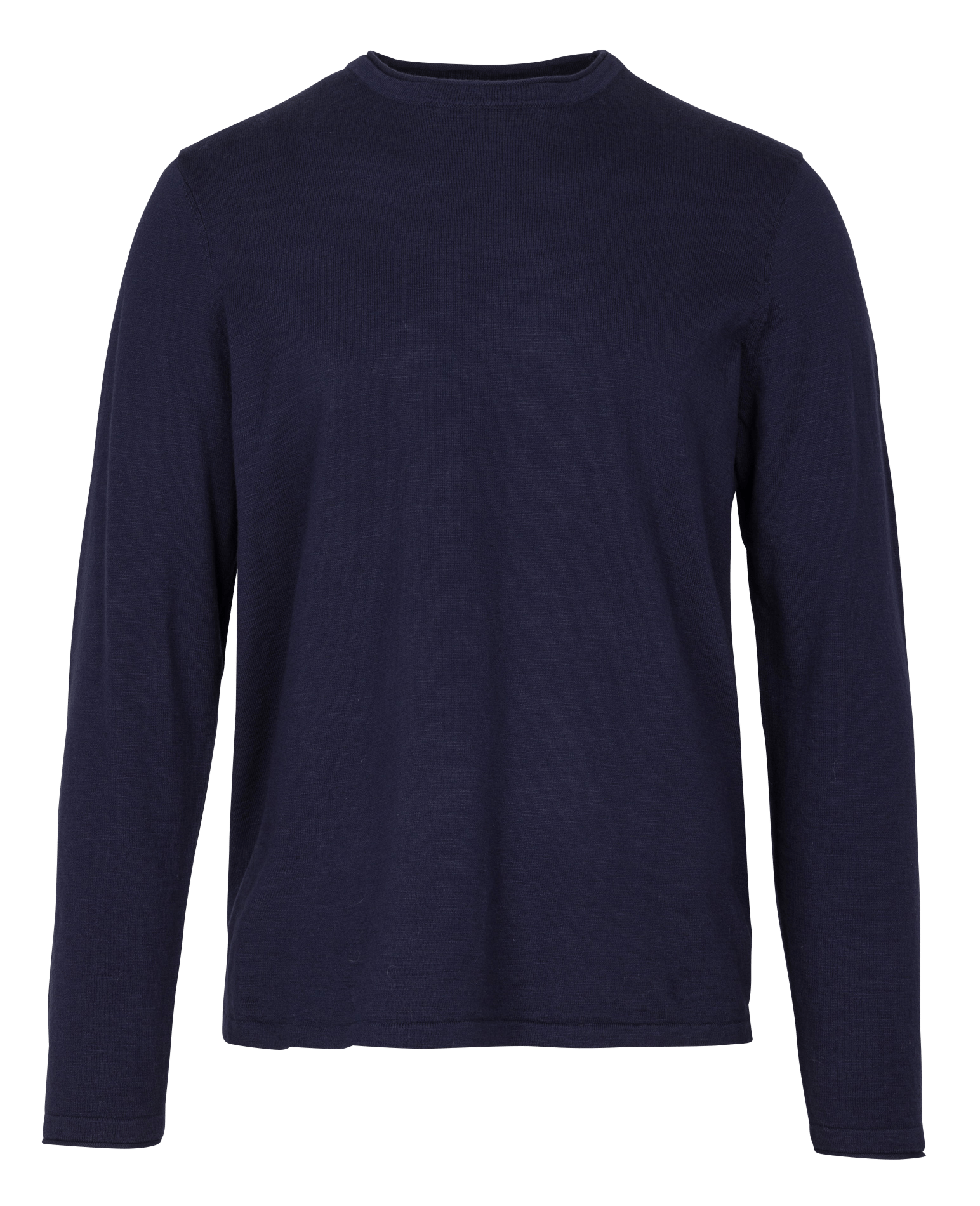 Pull droit en coton IKKS Bleu