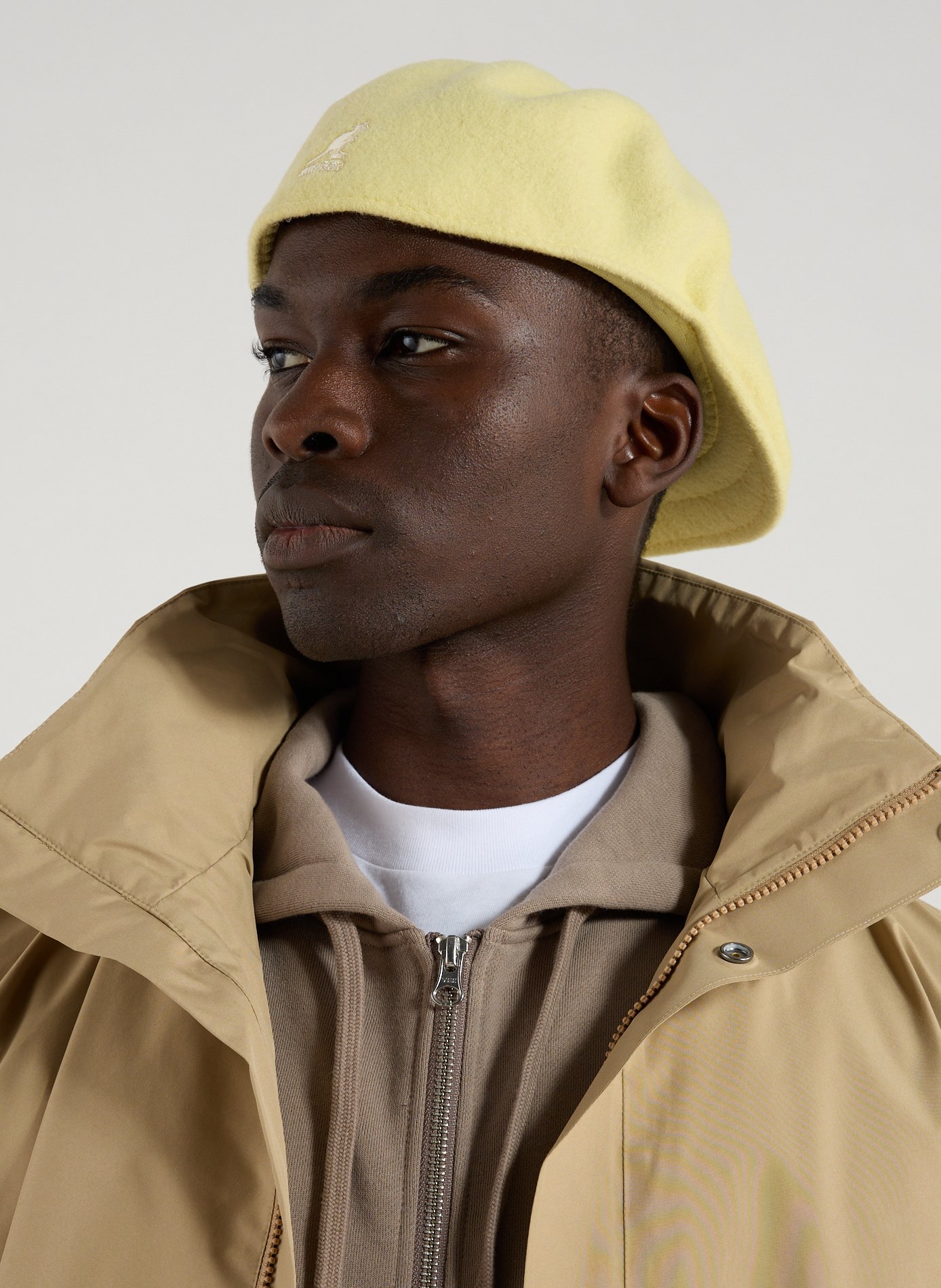 Wool beret KANGOL Yellow
