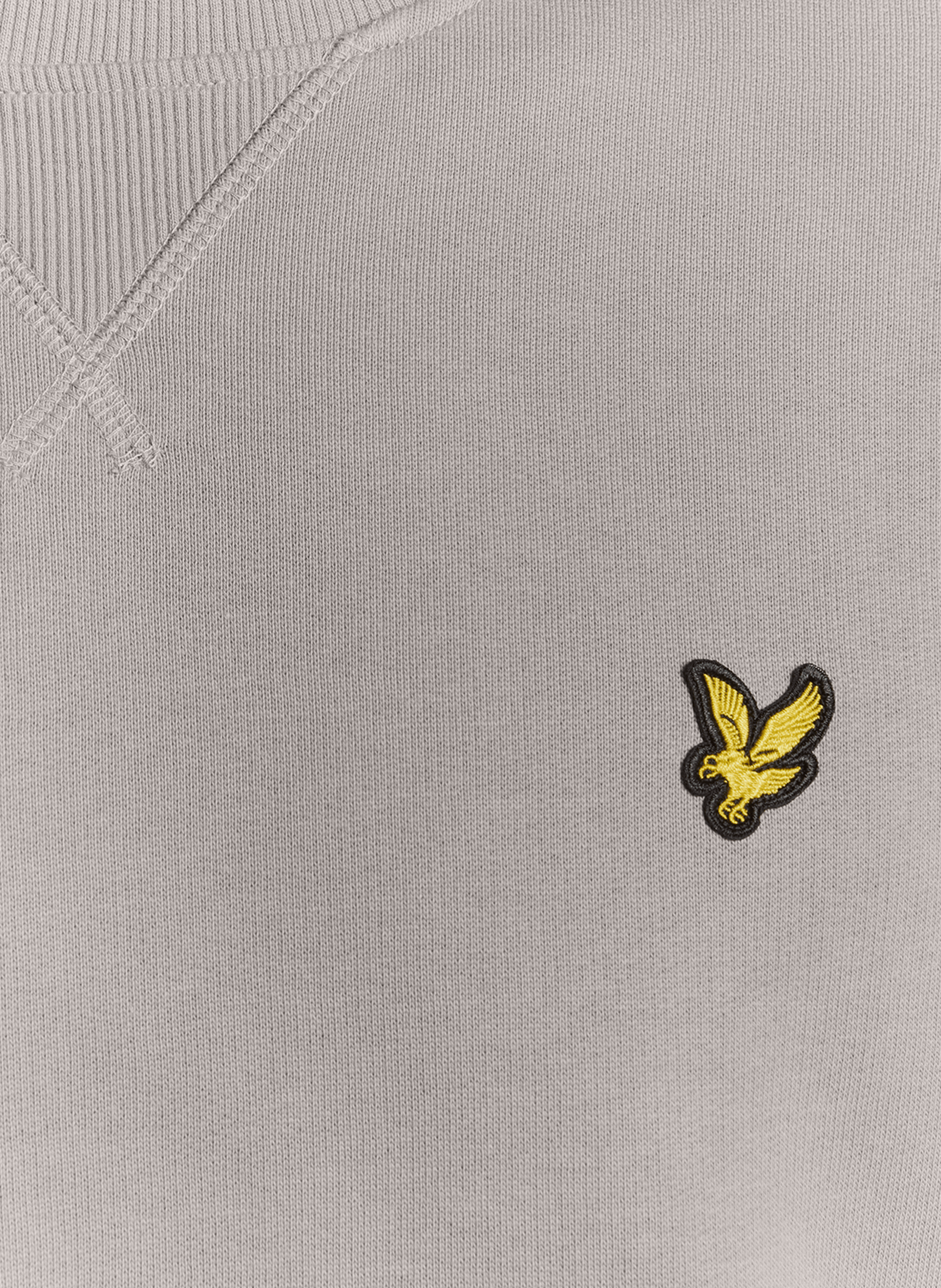 Sweat à col rond en coton LYLE & SCOTT Gris